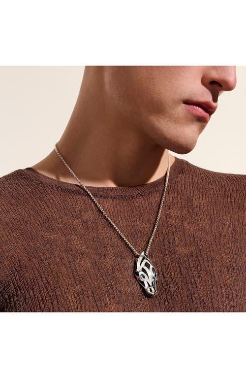 JOHN HARDY Naga Pendant Necklace, Sterling Silver, Blue Sapphire Product Image