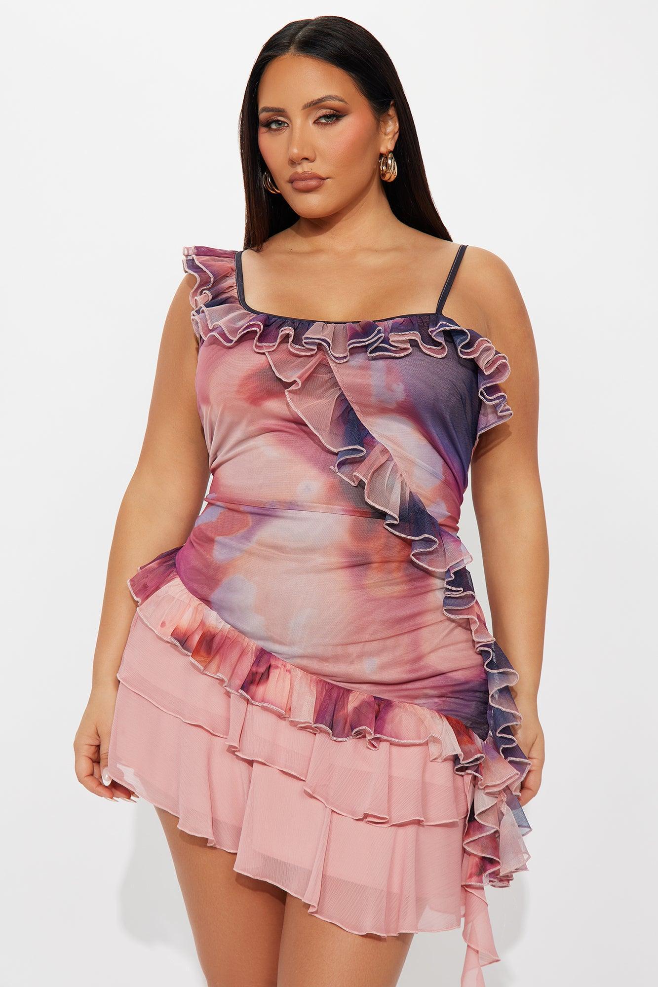 Asteria Mesh Off Shoulder Ruffle Top - Black/combo Product Image