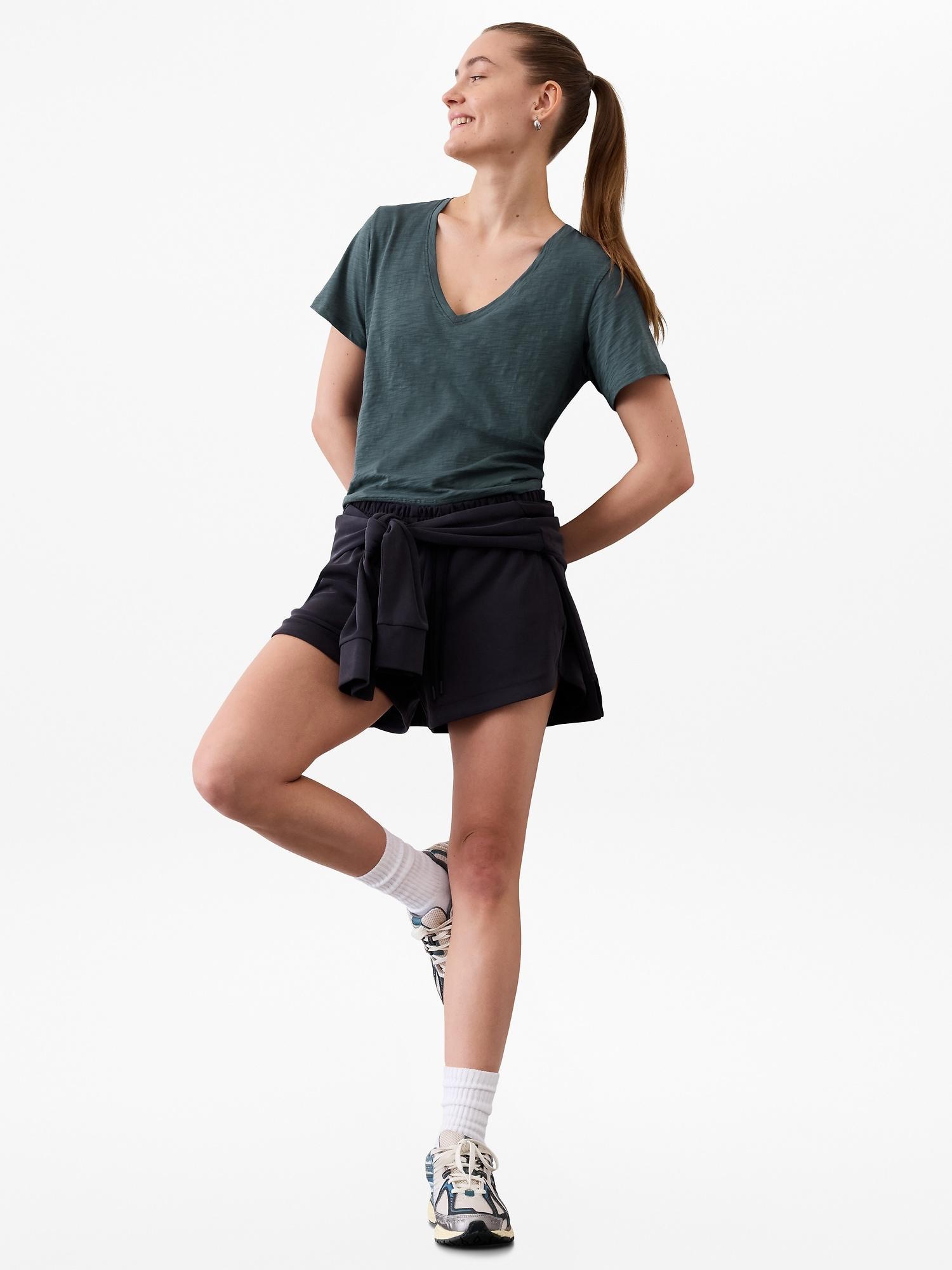 Essential Slub V-Neck Tee Product Image