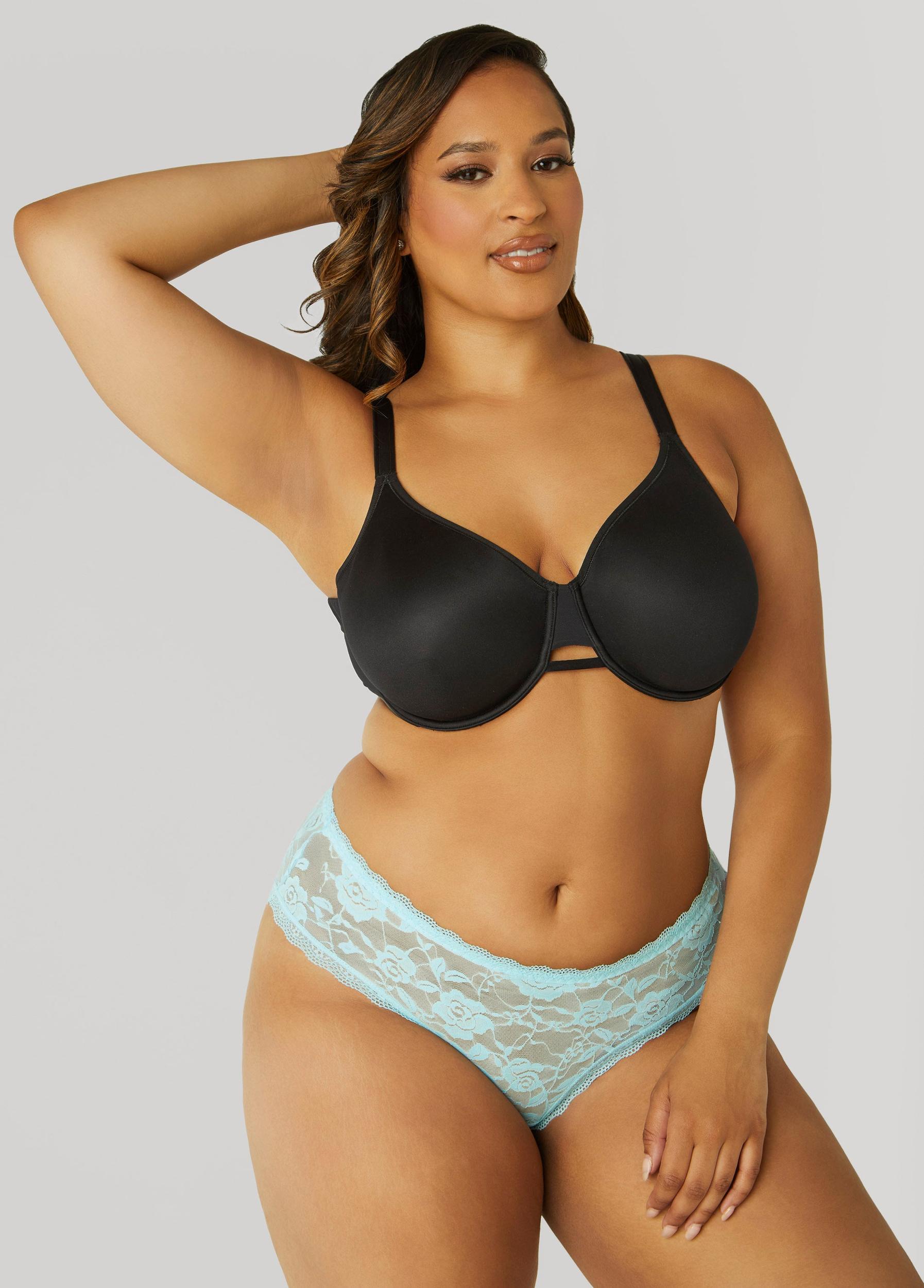 Underwire Satin Minimizer Bra Product Image