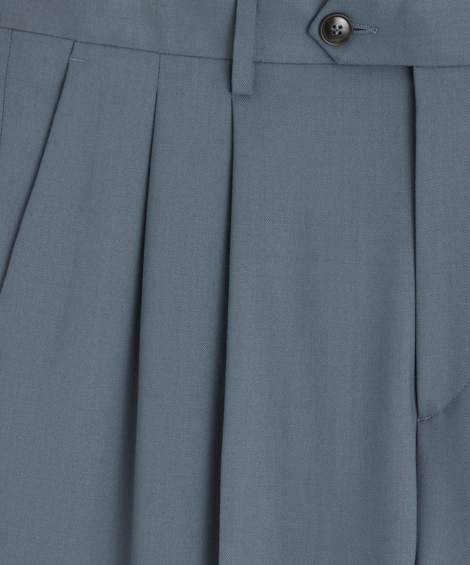 Italian Gabardine Wythe Trouser in Steel Blue Product Image