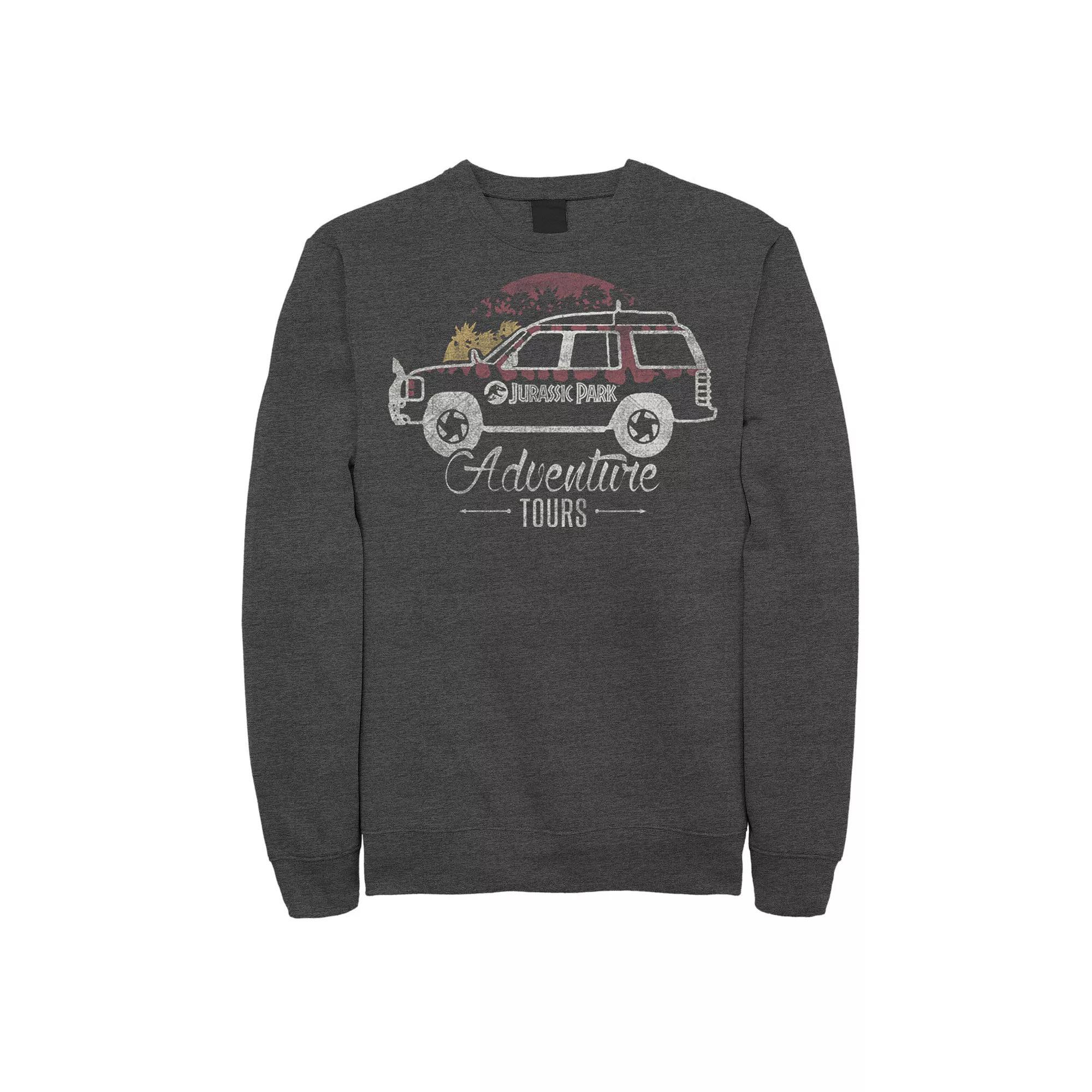 Men's Harry Potter Deathly Hallows Group Shot Poster Fleece Graphic Pullover, Size: 3XL, Black Product Image