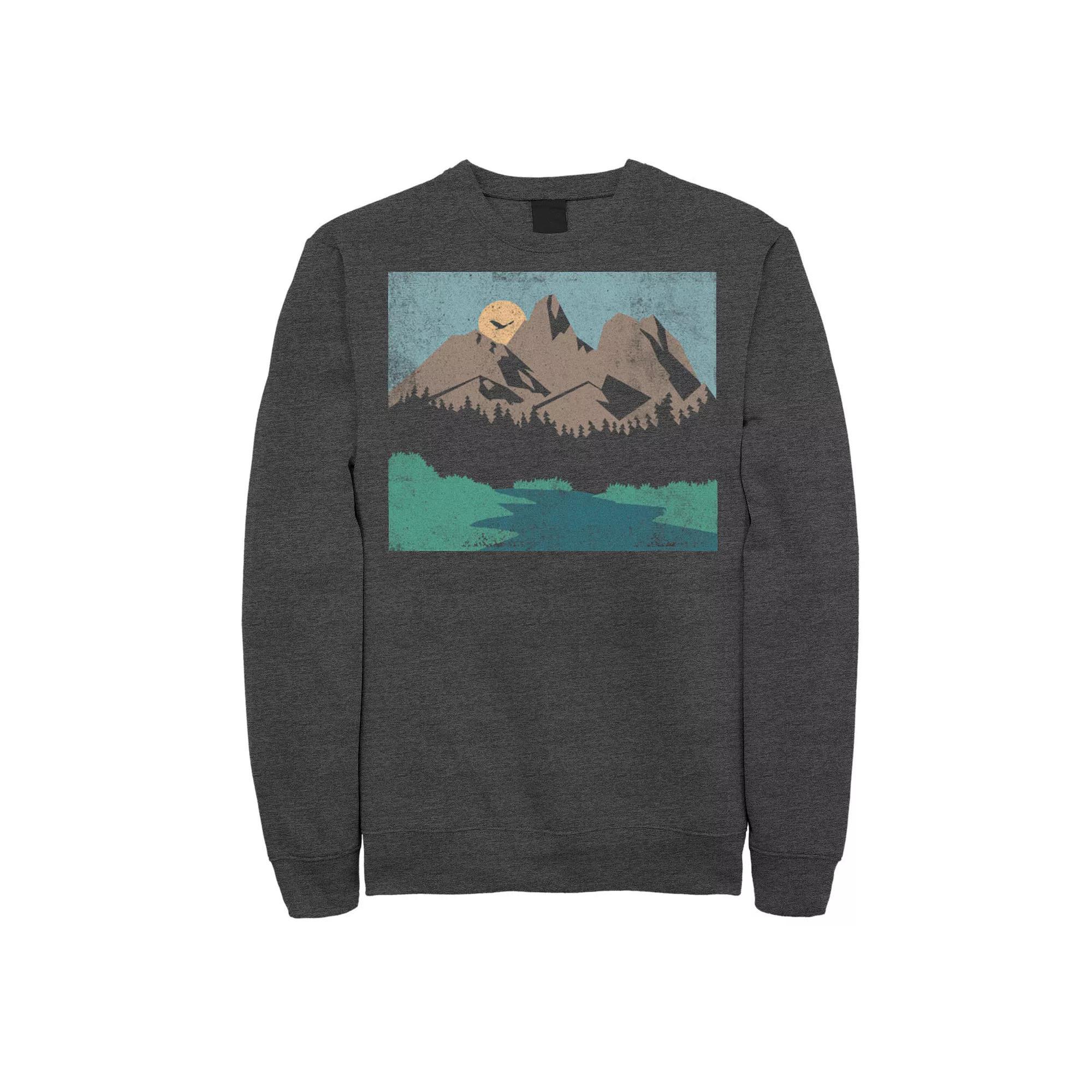 Big & Tall Star Wars The Mandalorian Mando Triangle Fleece Sweatshirt, Men's, Size: 4XL, Black Product Image