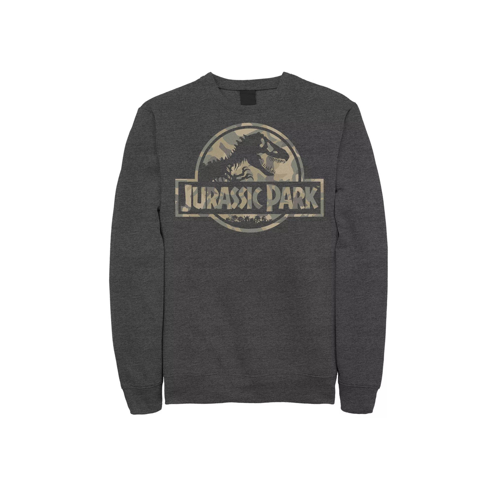 Men's Jurassic Park Life Finds A Way Goldblum Jeff Stare Sweatshirt, Size: Large, Blue Product Image