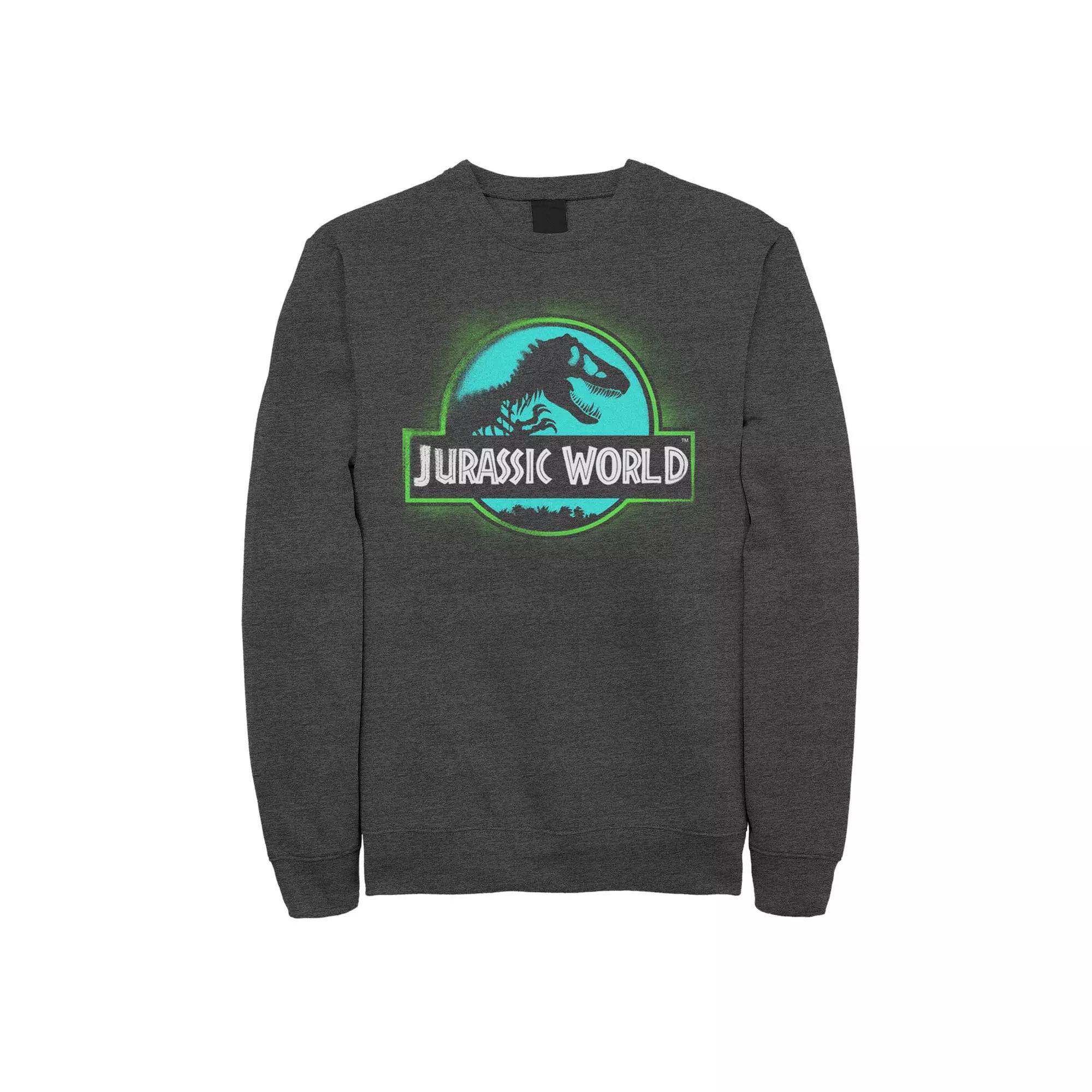 Men's I'd Rather Be Fishing Lime Green Fish About To Get Hooked Graphic Fleece, Size: Large, Black Product Image