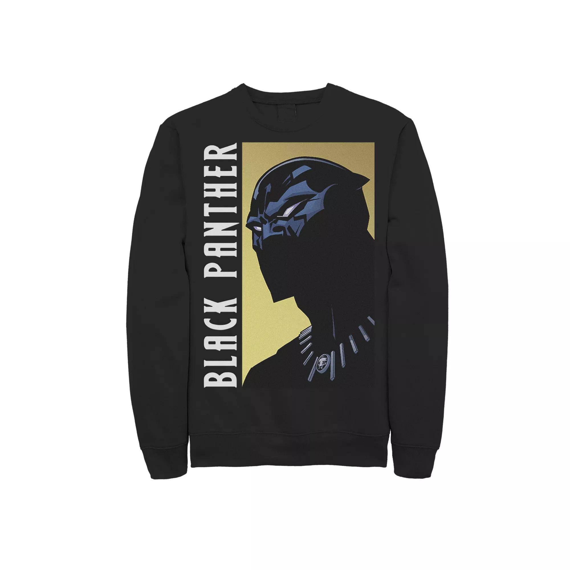 Men's Marvel Black Panther Character Profile Intro Sweatshirt, Size: 3XL Product Image