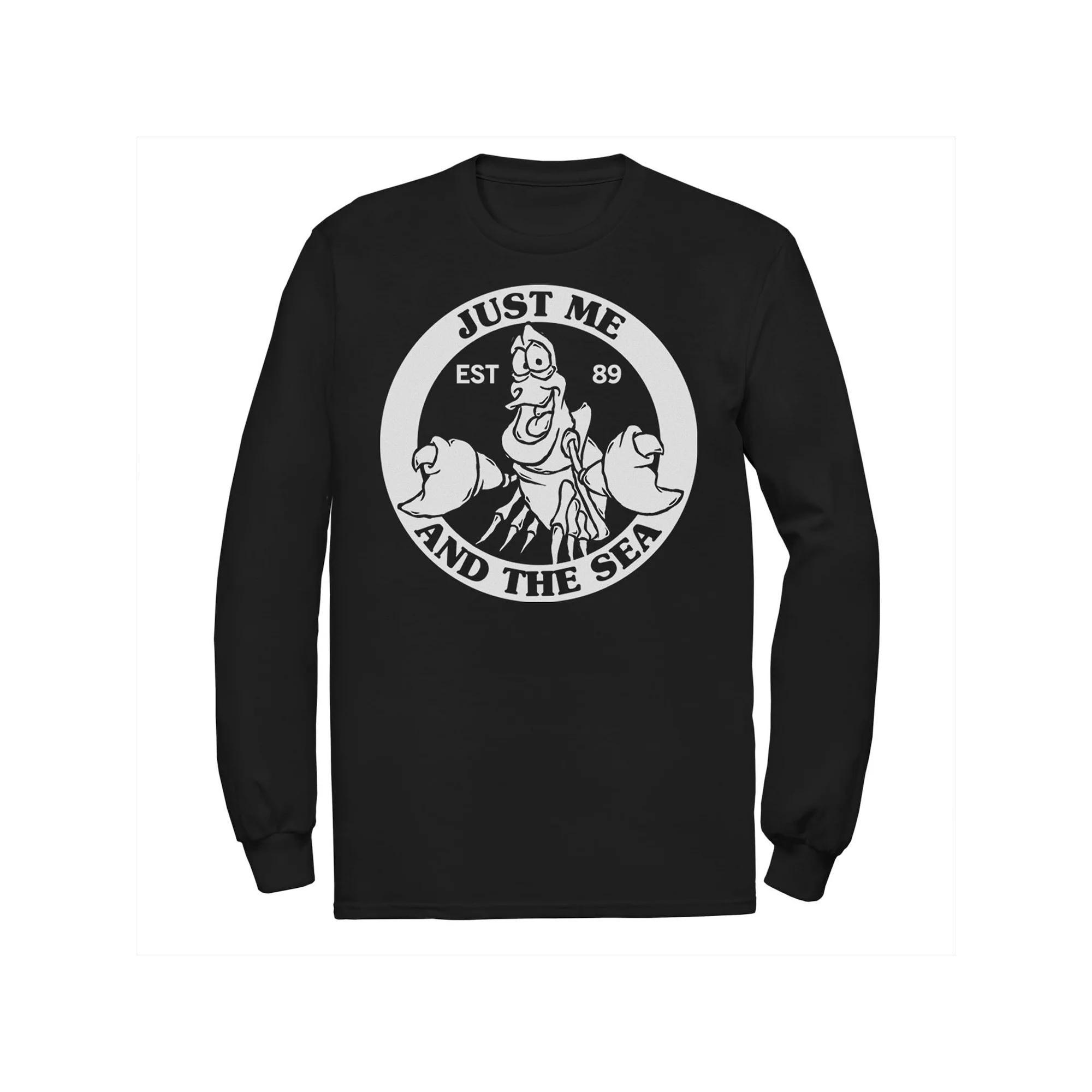 Disney's The Little Mermaid Sebastian Men's Me Under The Sea Tee, Size: Small, Black Product Image