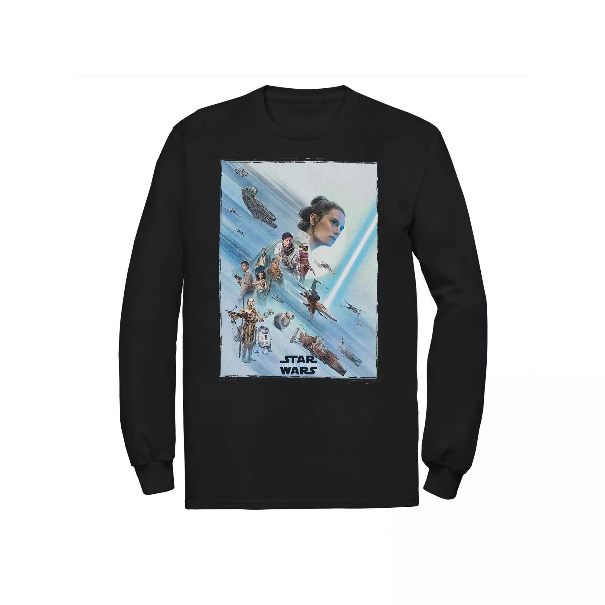 Men's Star Wars The Rise of Skywalker Rey Tee, Size: Large, Black Product Image