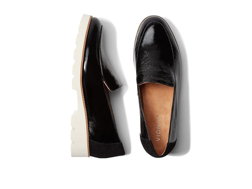 Vionic Kensley Patent Leather Slip-On Lug Sole Platform Loafers Product Image