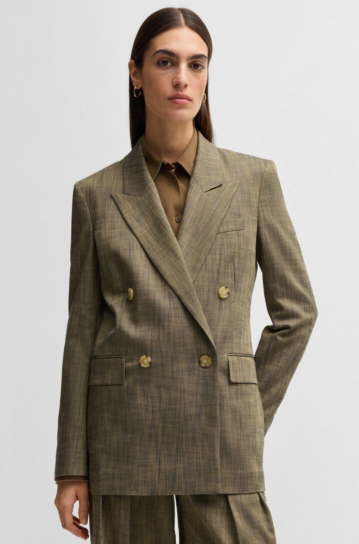 Regular-fit double-breasted blazer Product Image