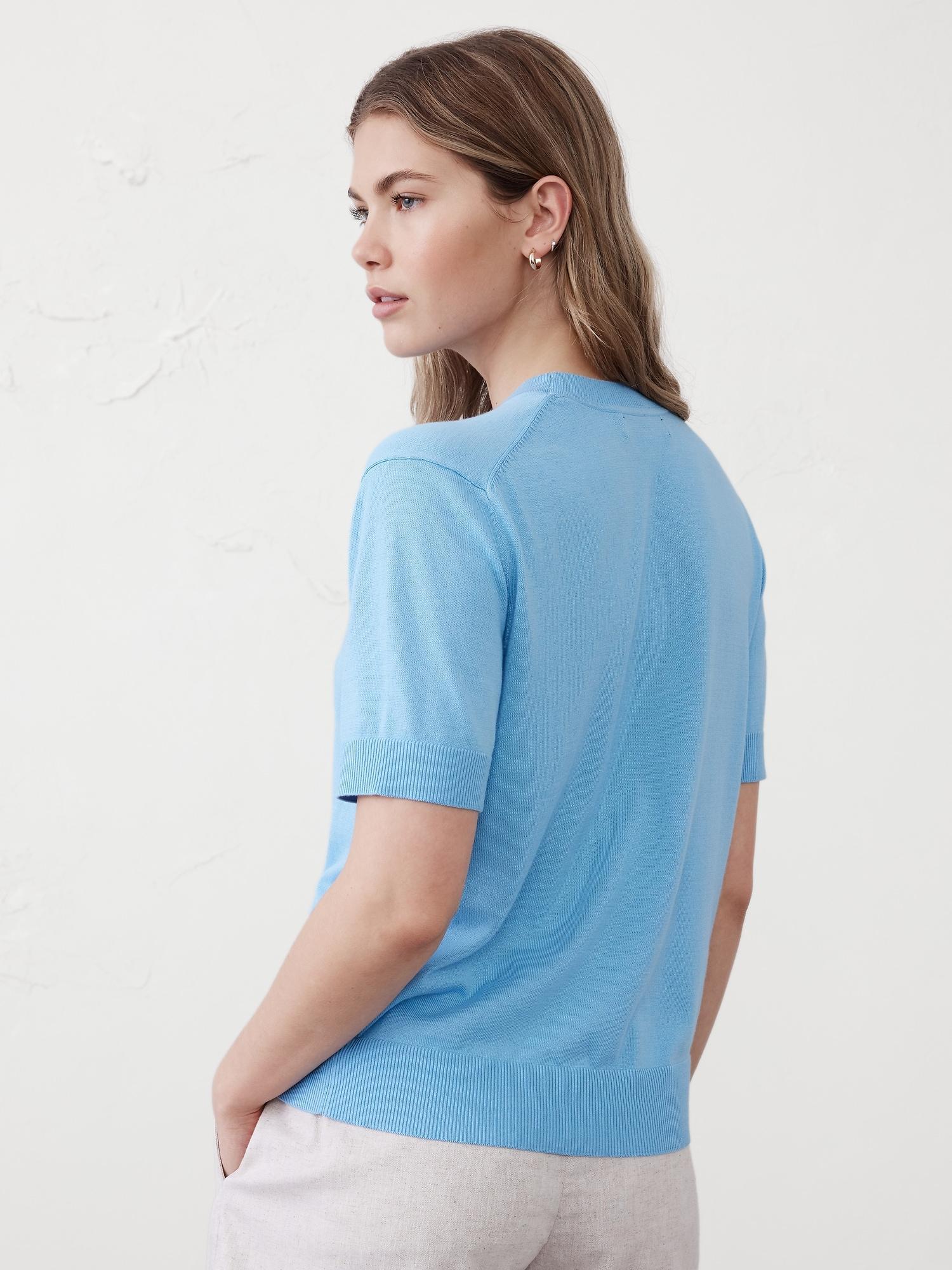 Forever Short-Sleeve Sweater Product Image