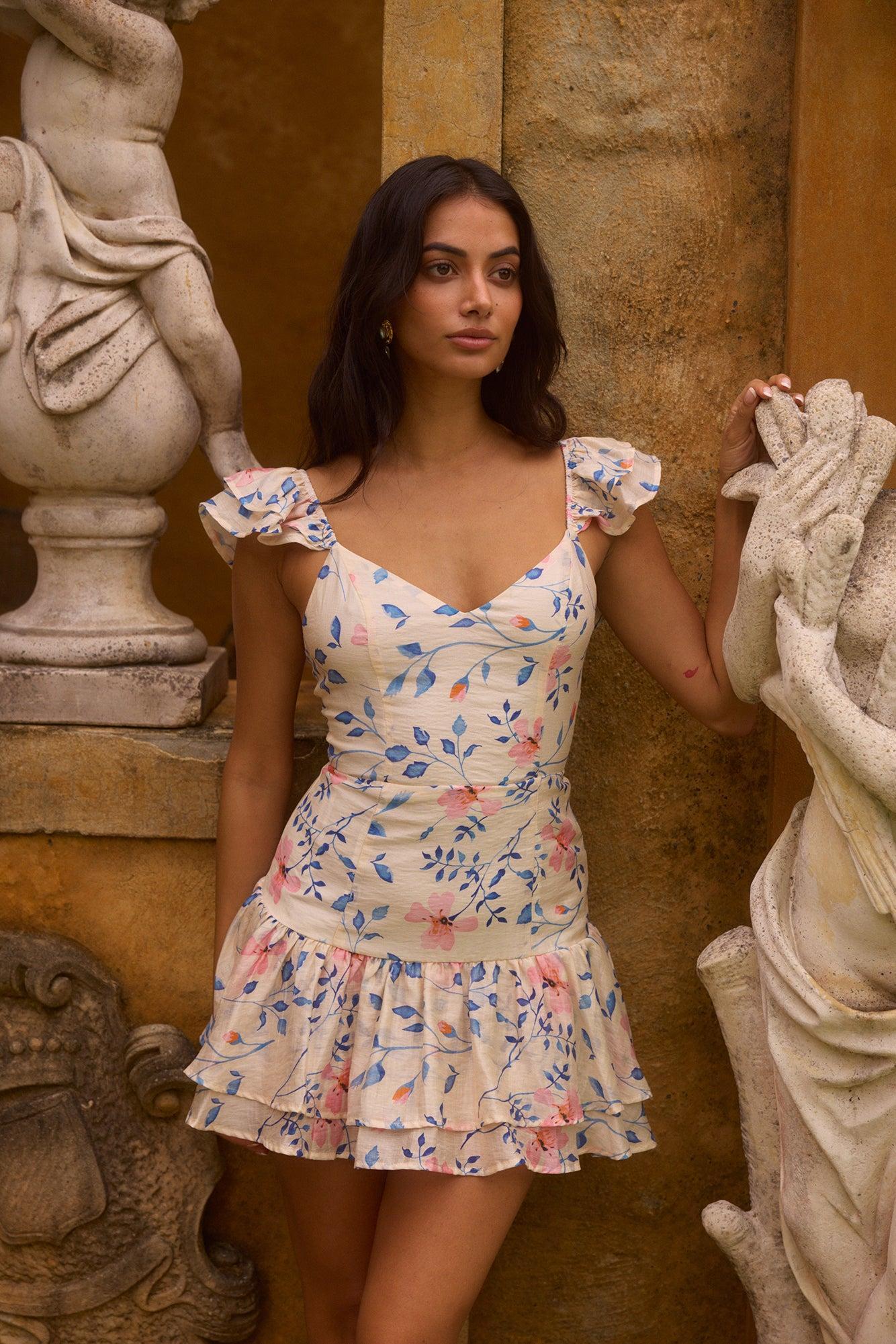 Sunkissed Garden Mini Dress Product Image