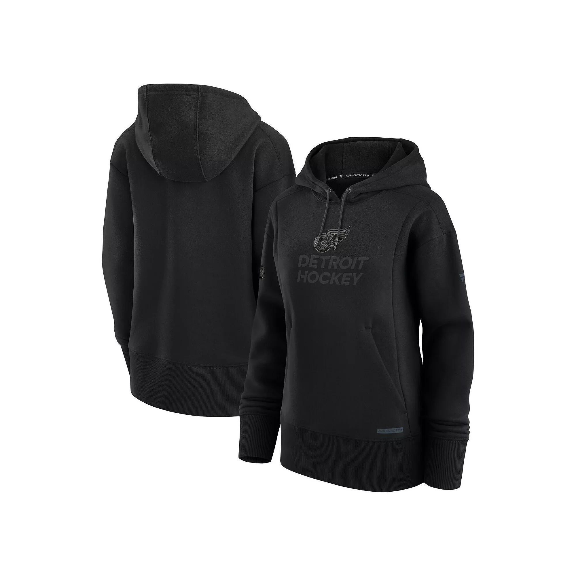 Women's Fanatics Black Boston Bruins Authentic Pro Road Pullover Hoodie, Size: XS Product Image
