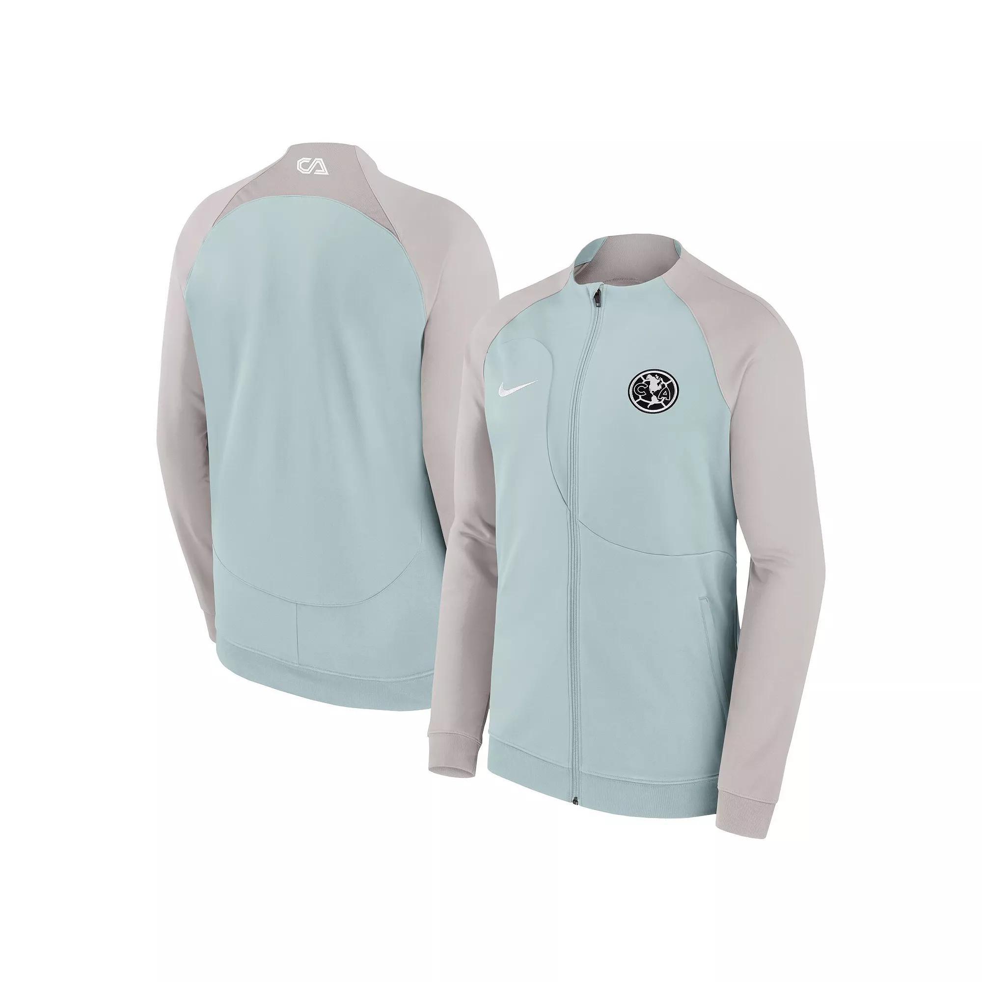 Mens Nike Gray Club America Academy Pro Anthem Raglan Performance Full-Zip Jacket Product Image