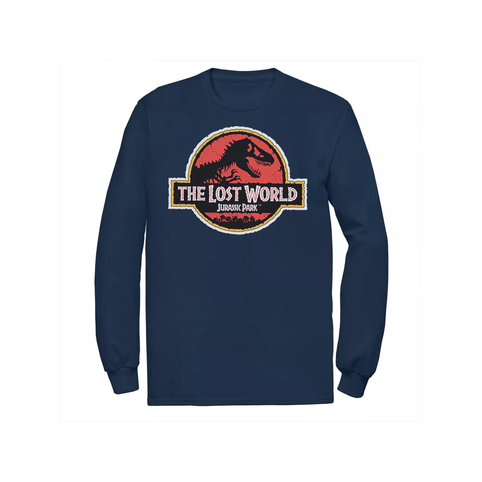 Men's Jurassic Park The Lost World Movie Logo Tee, Size: Large, Blue Product Image