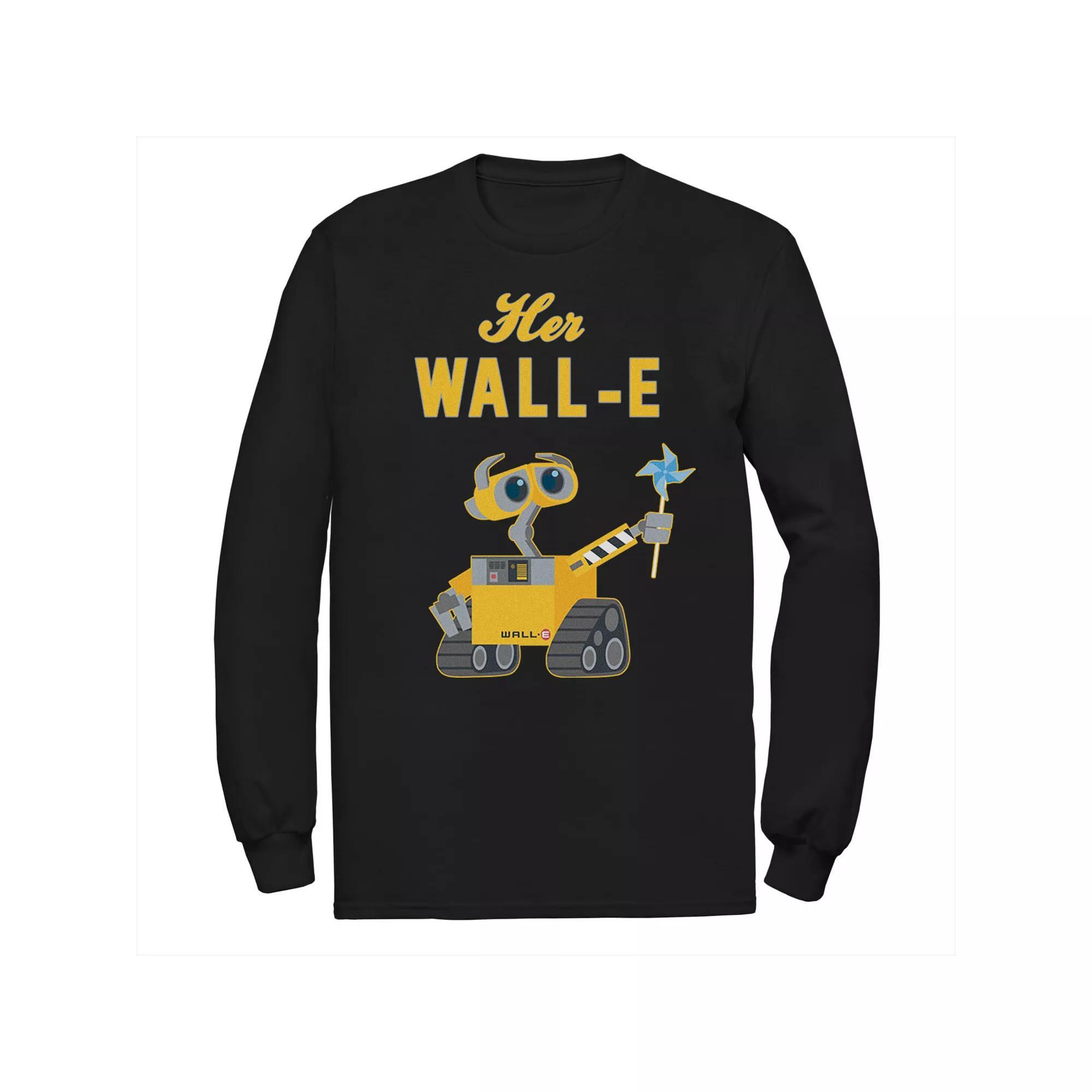 Disney / Pixar's Wall-E Men's Her Pinwheel Graphic Tee, Size: Large, Black Product Image