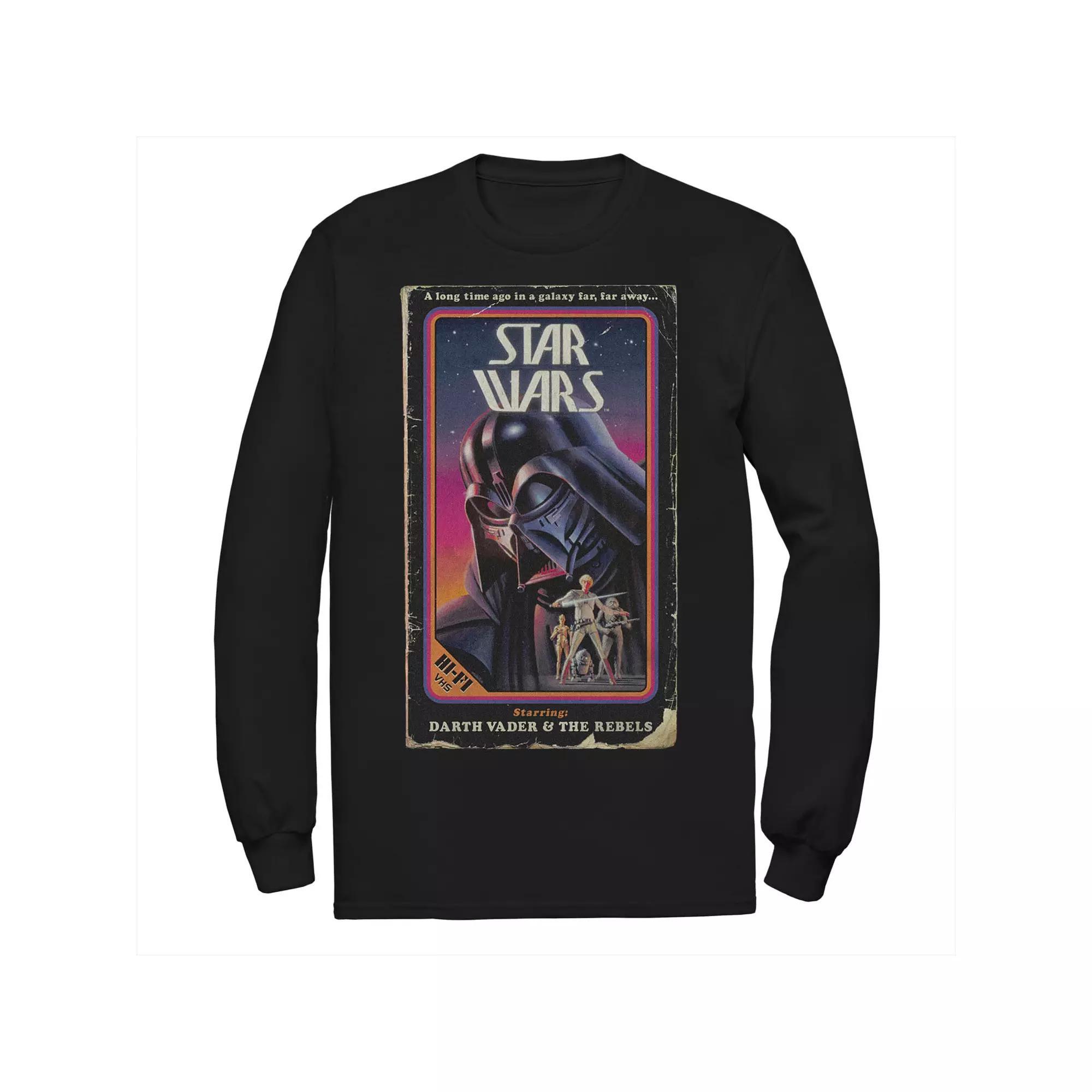 Big & Tall Star Wars Darth Vader Vintage Video Cover Z1 Tee, Men's, Size: 3XB, Black Product Image