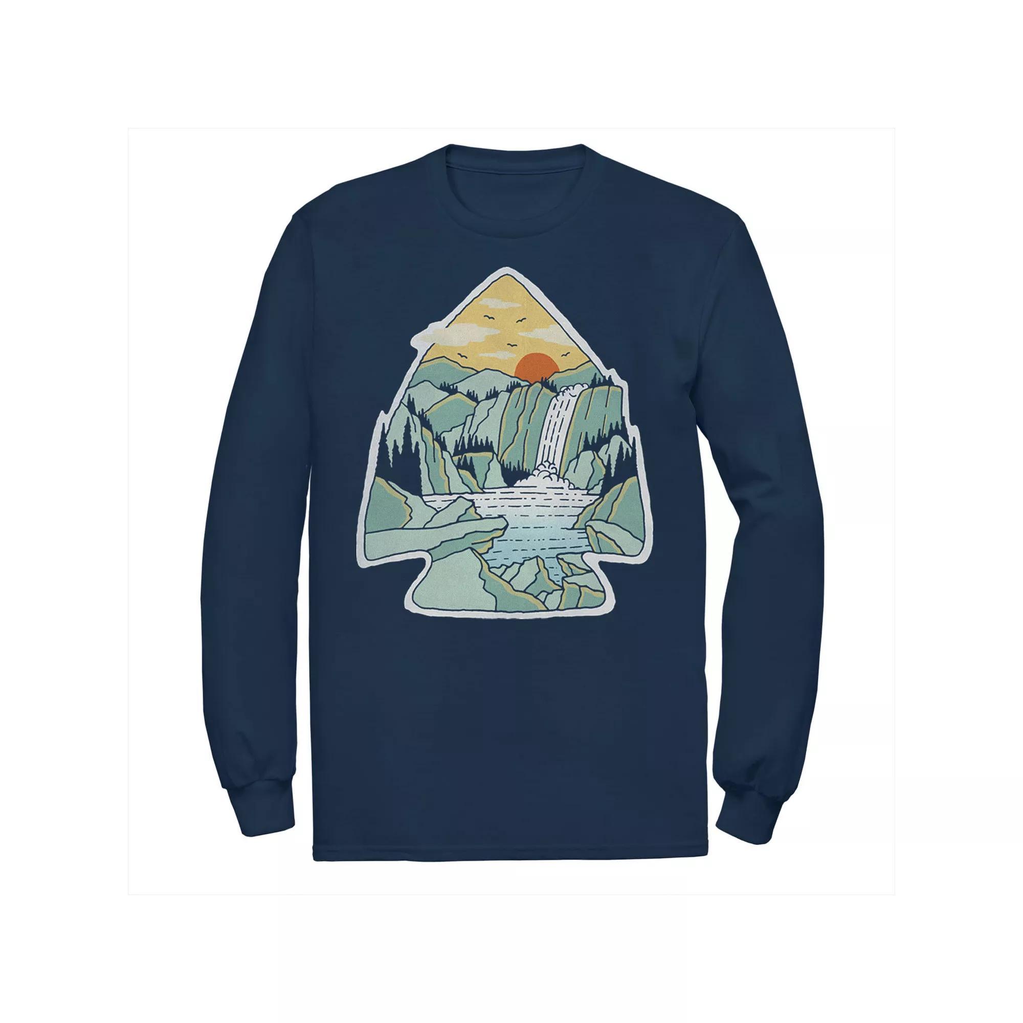 Men's Fifth Sun Arrowhead Nature Fill Tee, Size: Large, Blue Product Image