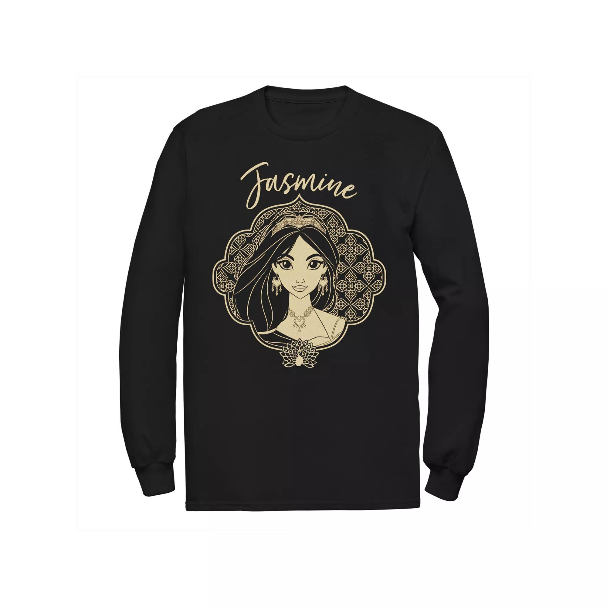 Disneys Aladdin Mens Jasmine Long Sleeve Graphic Tee Product Image