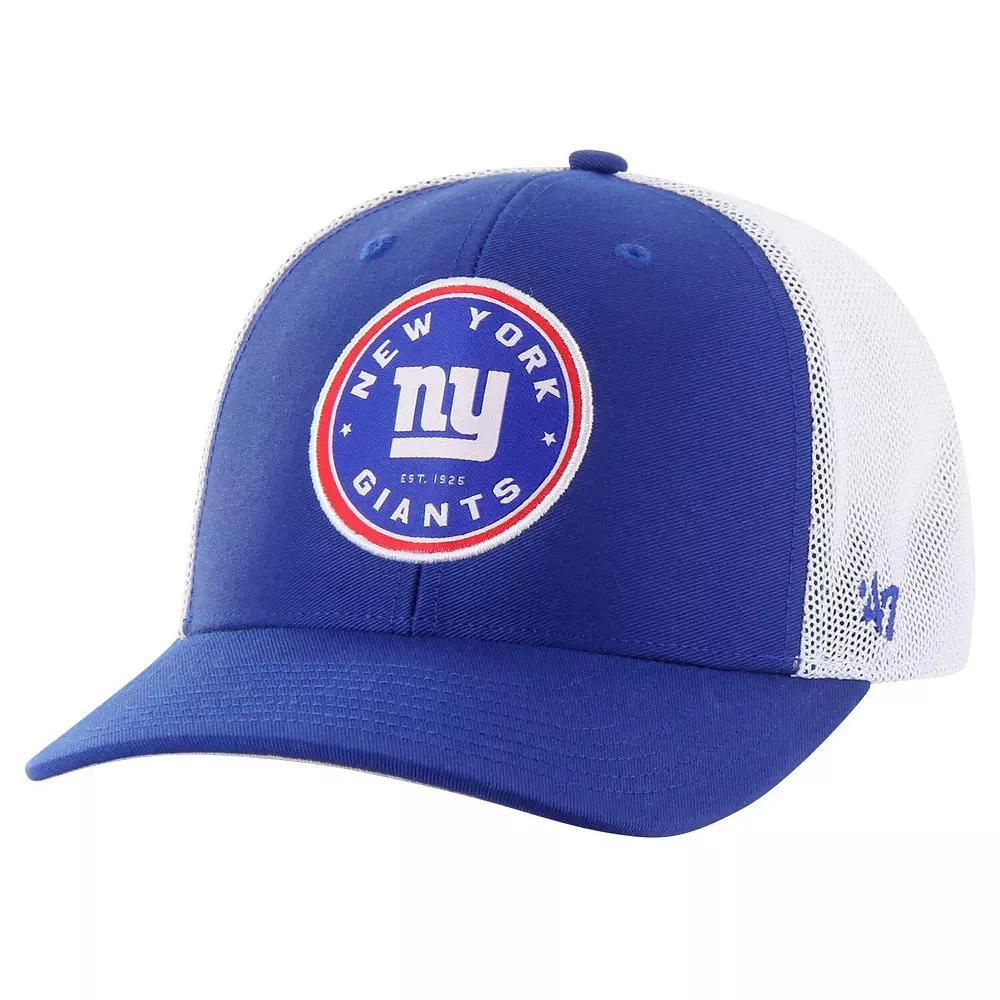 Men's '47 Royal New York Giants Disclose Trophy Stretch Fit Hat, Size: Large/XL, Blue Product Image