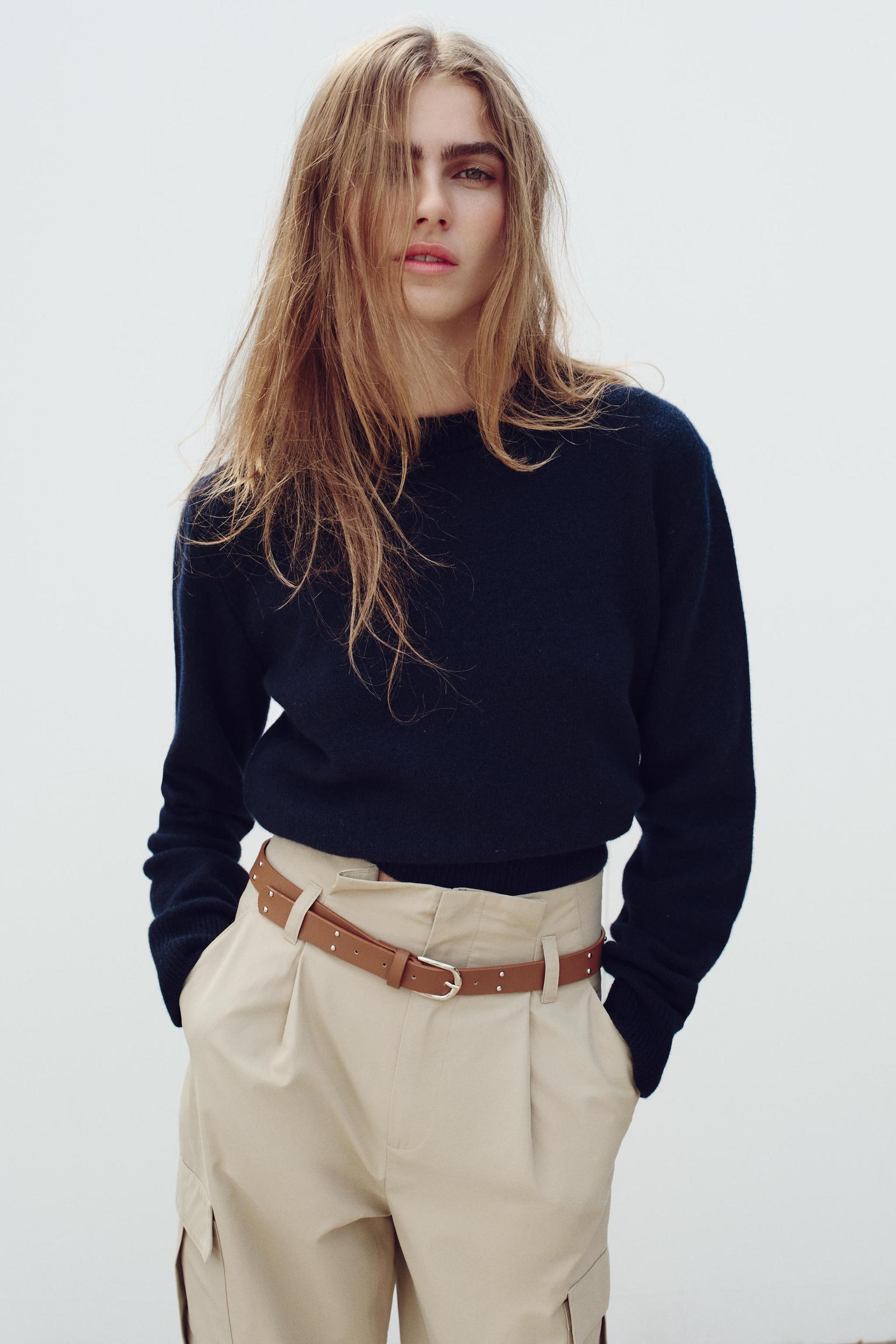 BELTED PAPERBAG CARGO PANTS Product Image