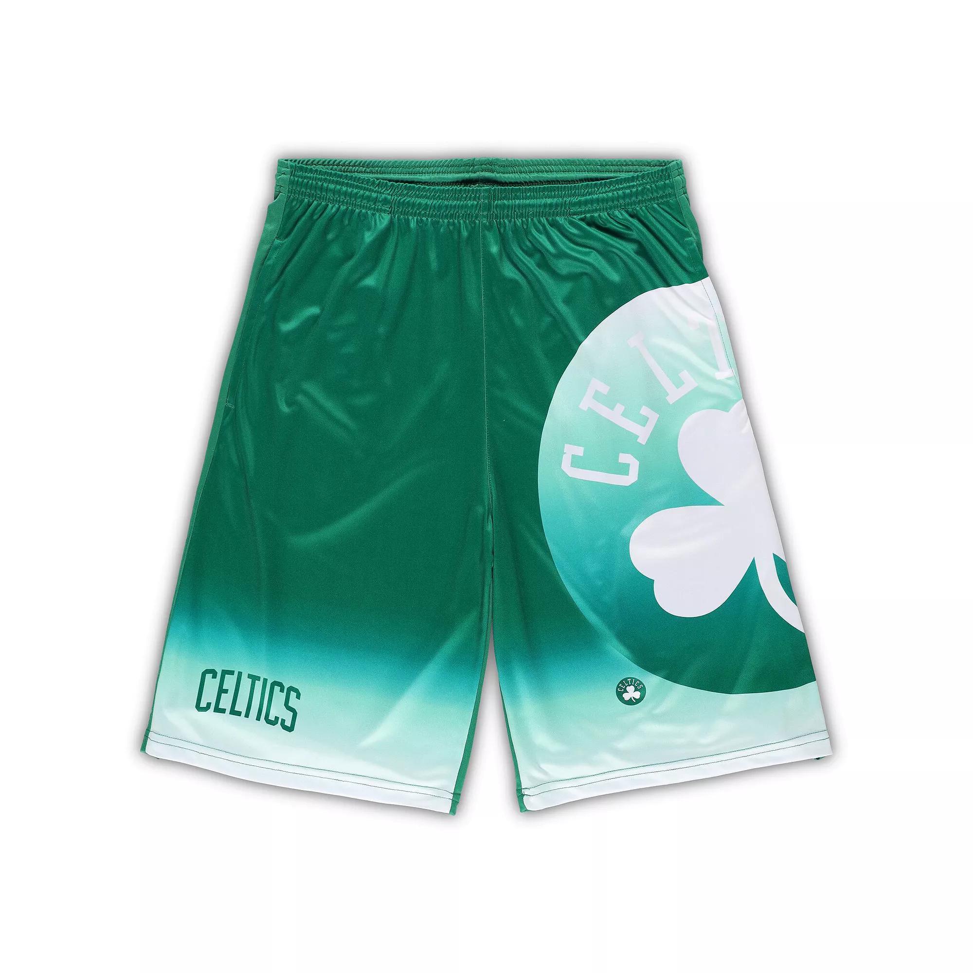 Men's Fanatics Branded Kelly Green Boston Celtics Big & Tall Graphic Shorts, Size: 3XB Product Image