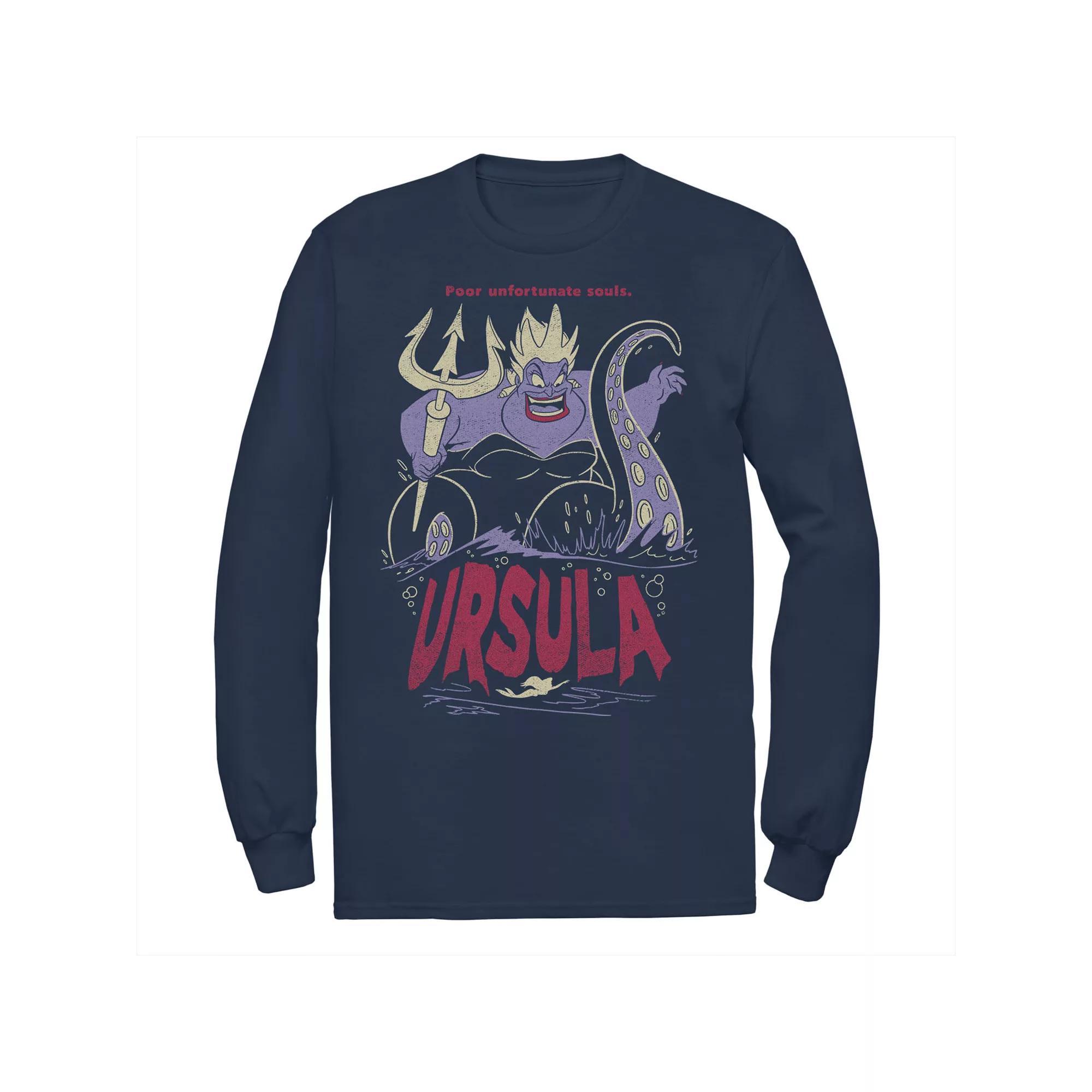 Men's Disney The Little Mermaid Ursula Tee, Size: Small, Blue Product Image