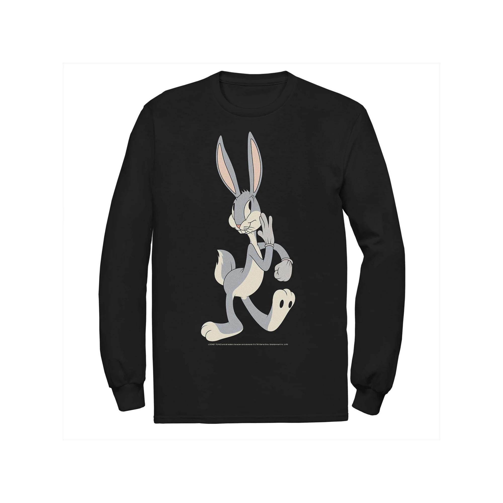 Men's Looney Tunes Bugs Bunny Vintage Portrait Tee, Size: 3XL, Black Product Image