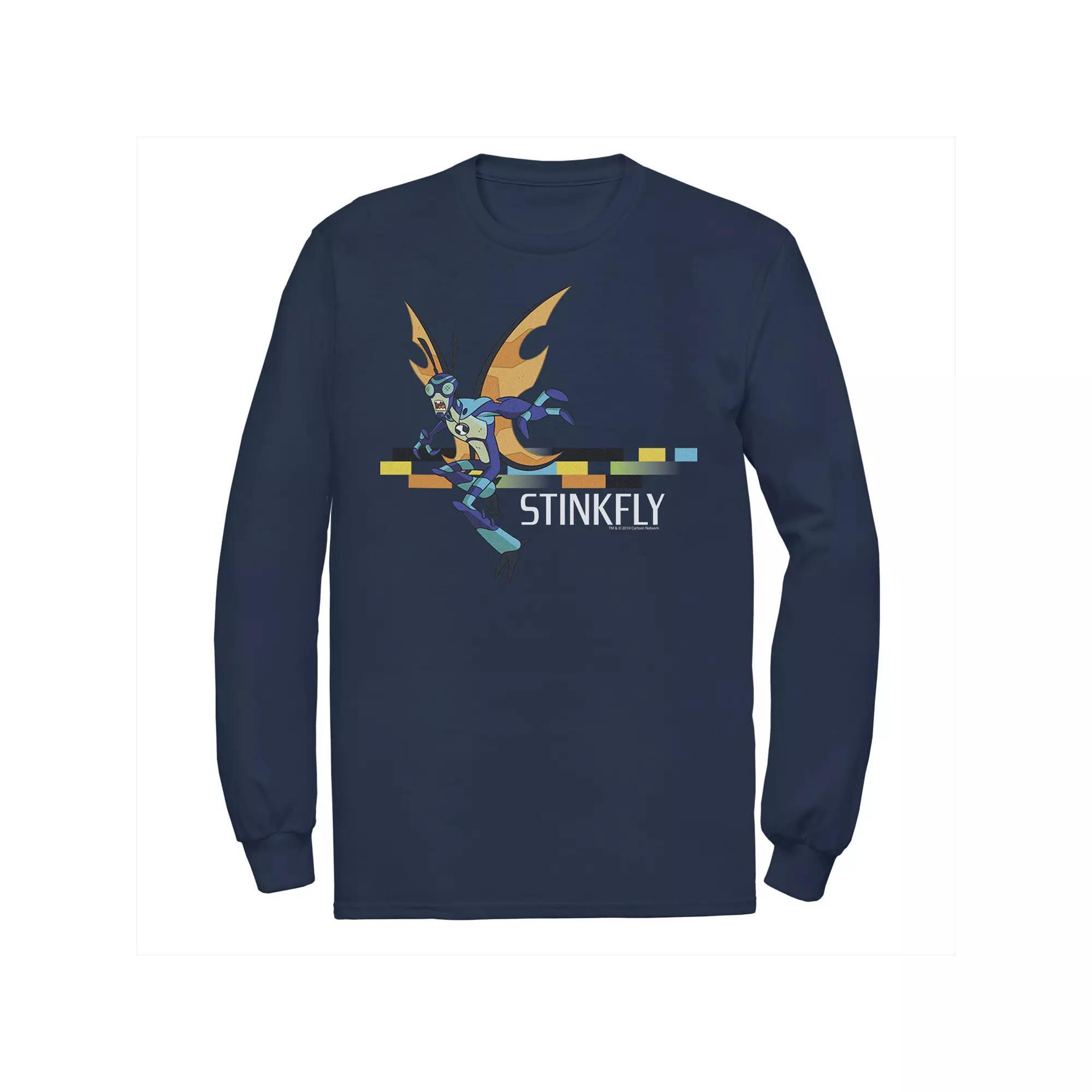 Mens Ben 10 Stinkfly Action Pose Tee Blue Product Image