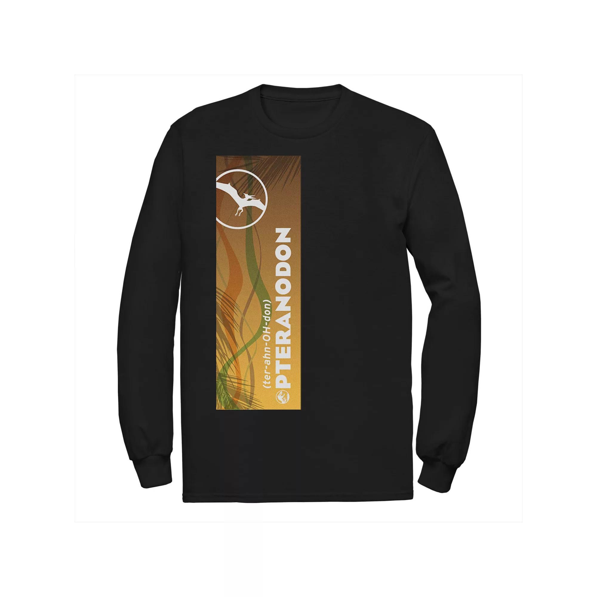 Men's Jurassic World Pteranodon Right Panel Tee, Size: Large, Blue Product Image