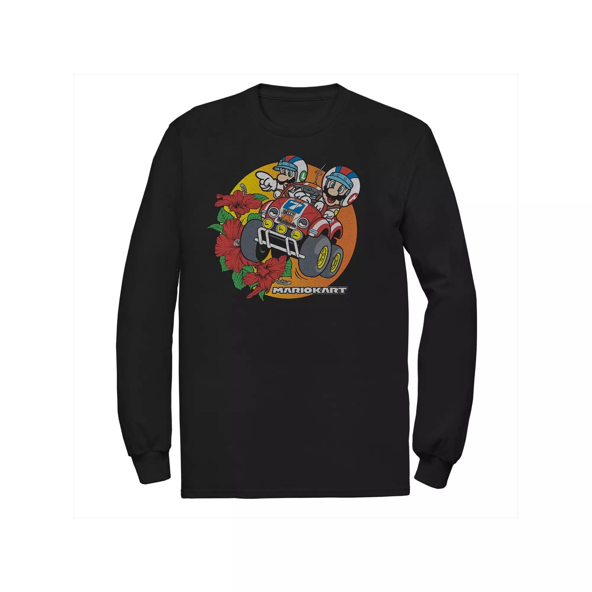 Mens Star Wars The Mandalorian Seek & Destroy Stamp Long Sleeve Graphic Tee Product Image
