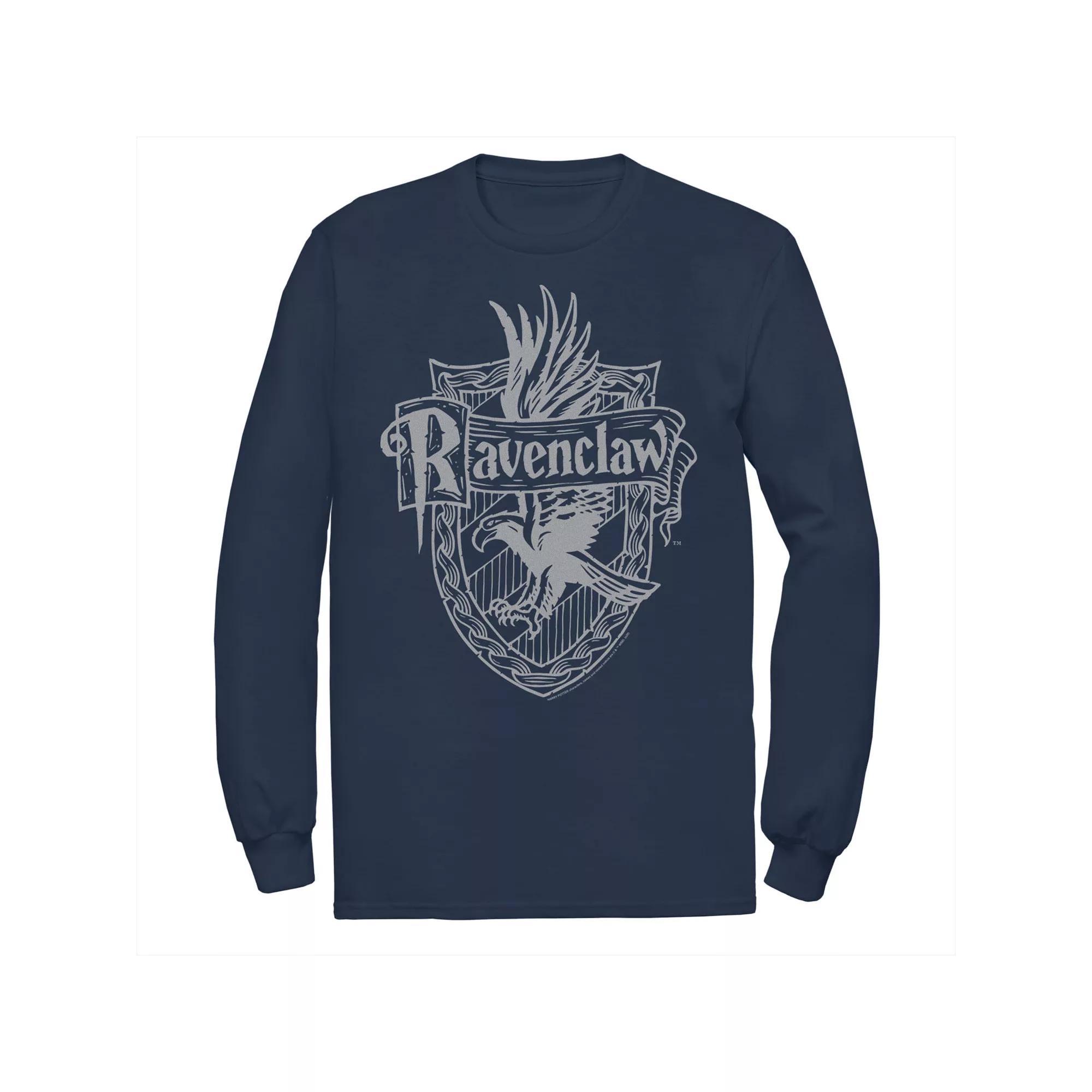 Men's Harry Potter Ravenclaw Detailed Crest Tee, Size: Small, Blue Product Image
