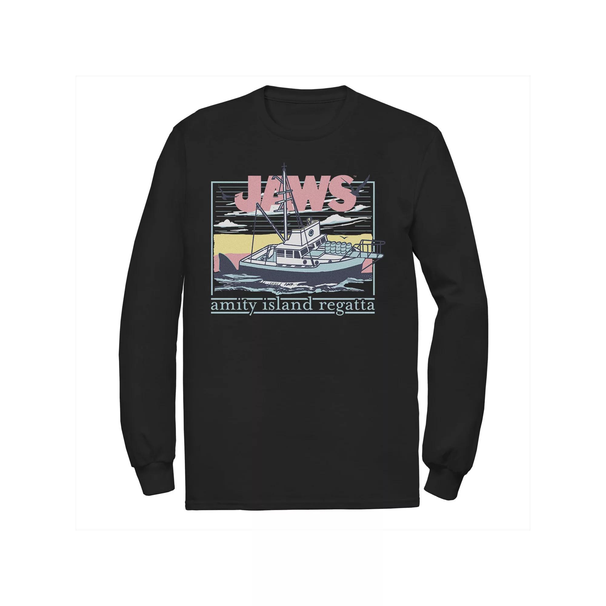 Men's Jaws Amity Retro Island Tee, Size: Medium, Black Product Image