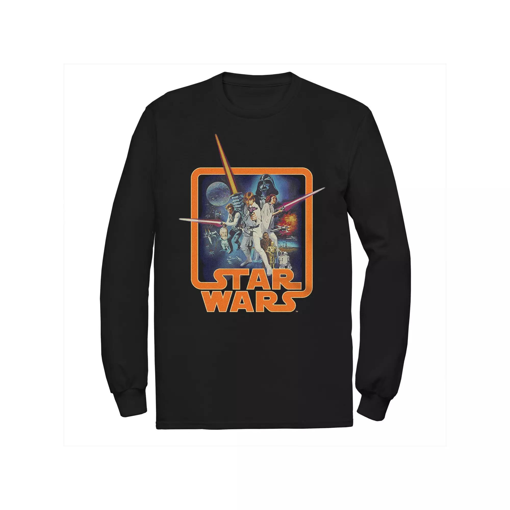 Men's Star Wars Classic Group Tee, Size: XL, Black Product Image