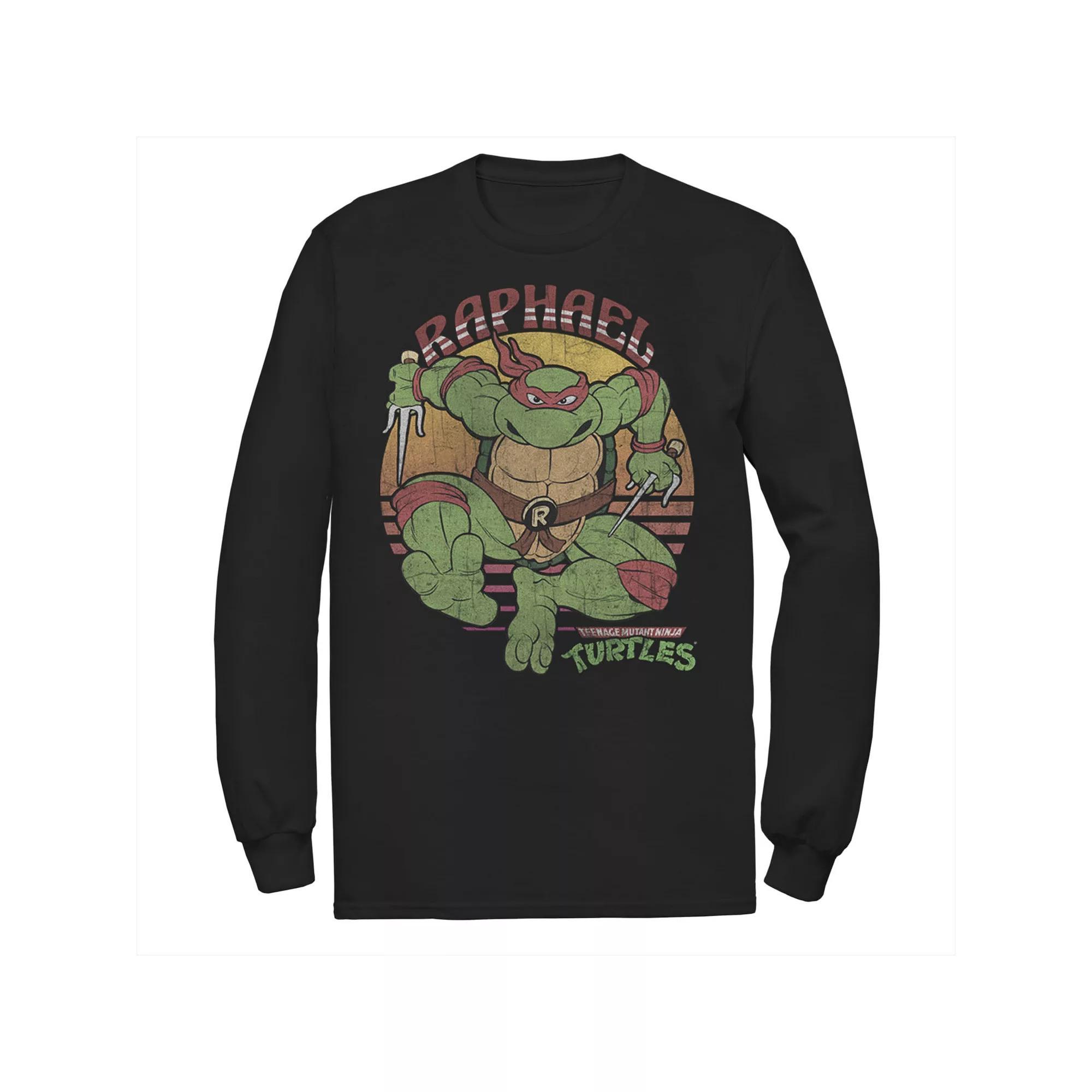 Disney's Mickey Mouse Big & Tall Mickey Mouse Club Badge Long Sleeve Graphic Tee, Men's, Size: Large Tall, Black Product Image
