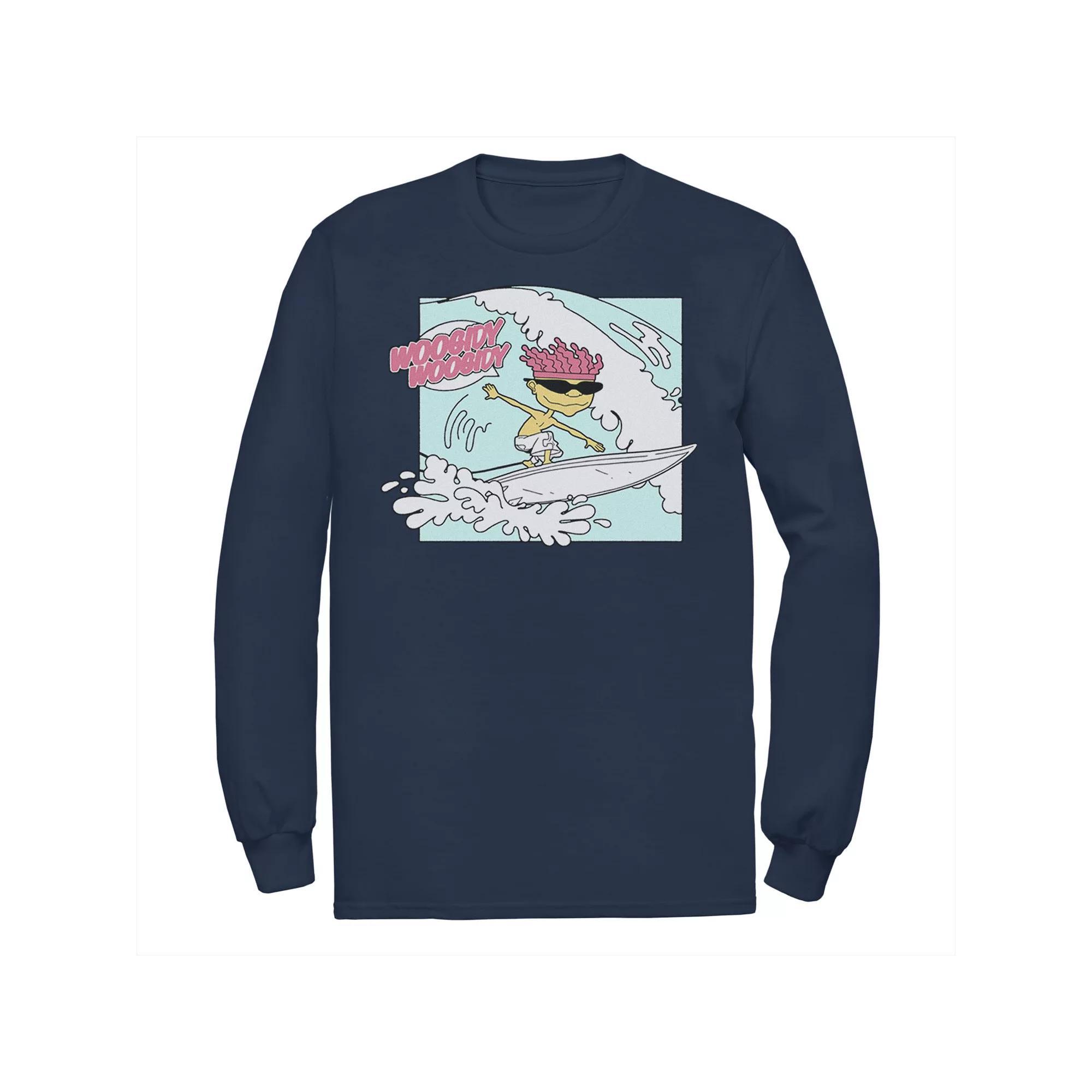 Men's Nickelodeon Rocket Power Otto Woogidy Woogidy Surfs Up Tee, Size: Small, Blue Product Image