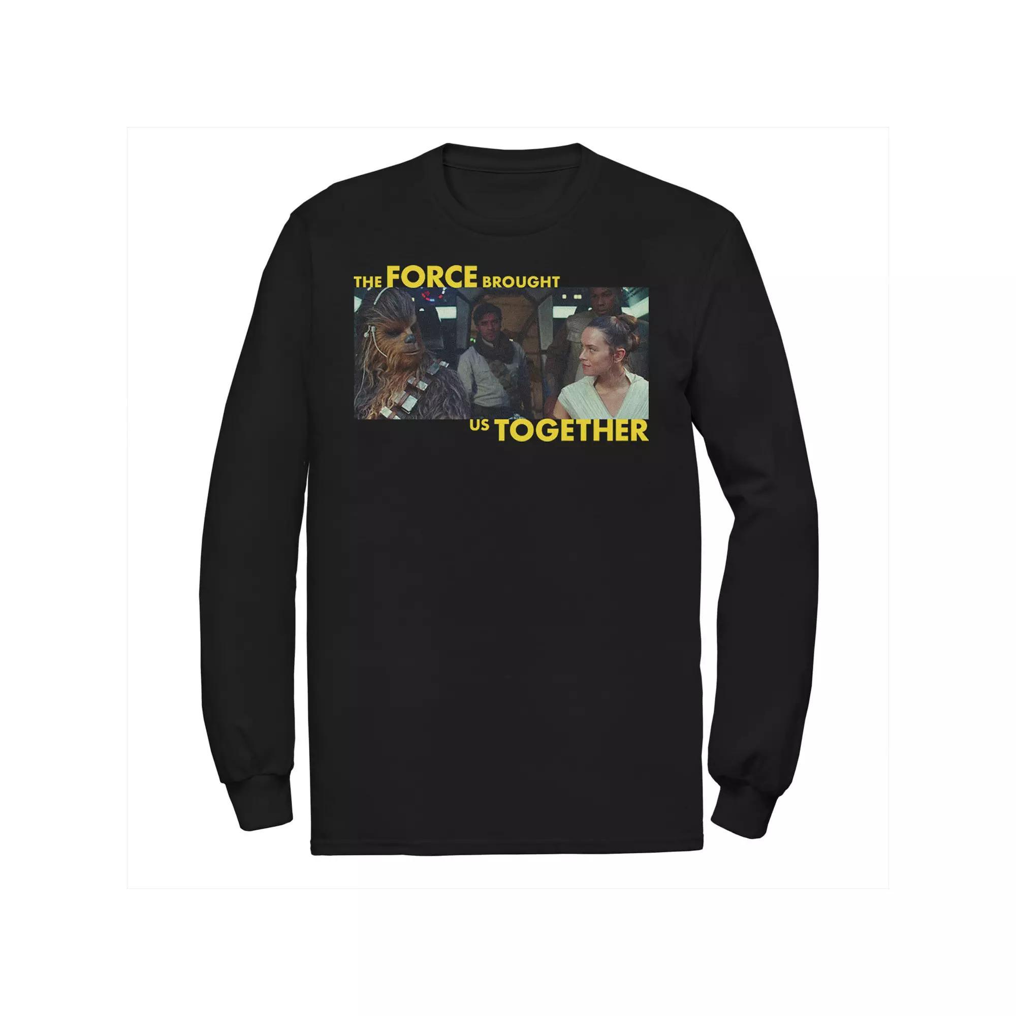Men's Star Wars: The Rise Of Skywalker Brought Us Together Long Sleeve Tee, Size: Large, Black Product Image