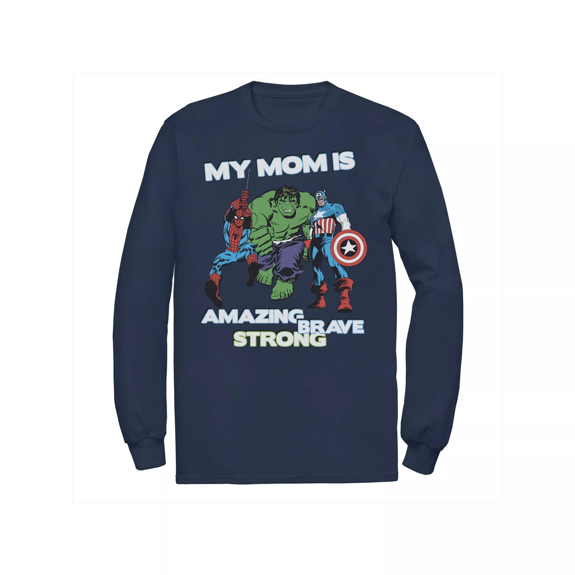 Disneys Villains Green Flame Group Shot Mens Long Sleeve Tee Product Image