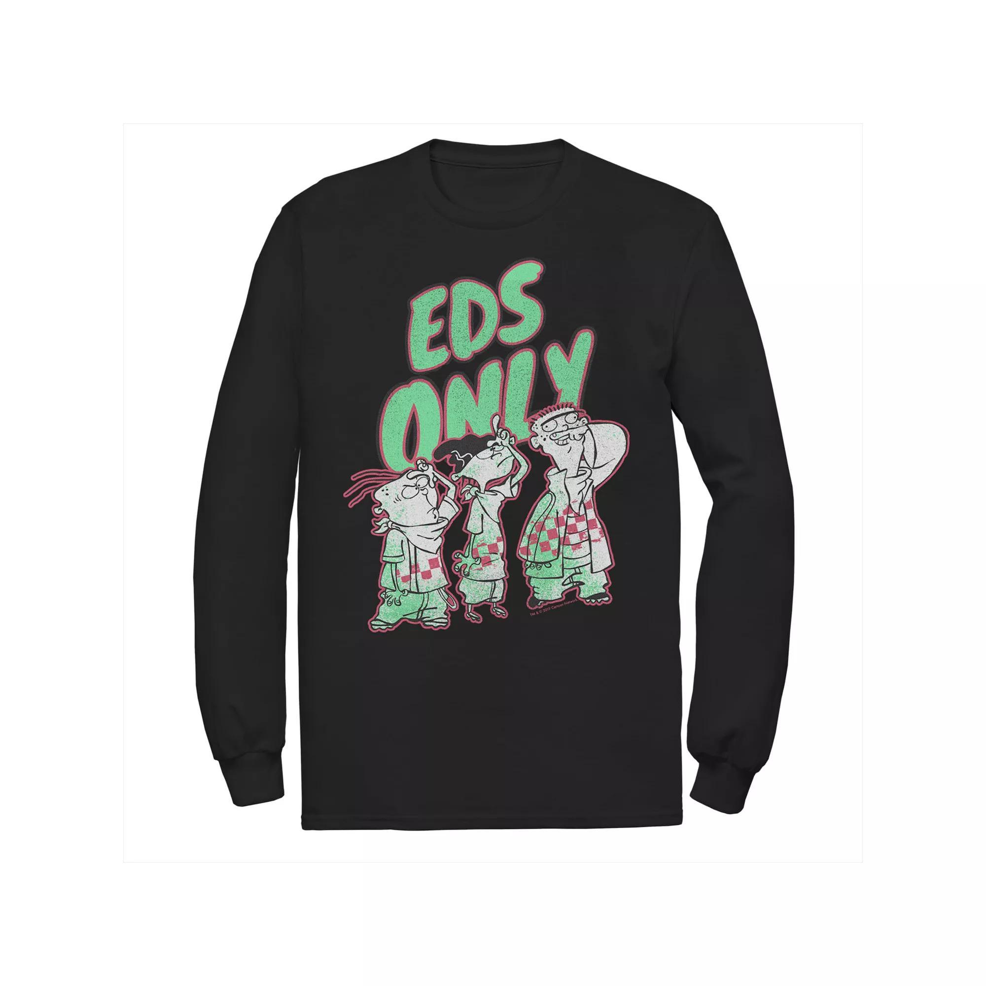 Mens Ed, Edd & Eddy Eds Only Portrait Long Sleeve Tee Product Image