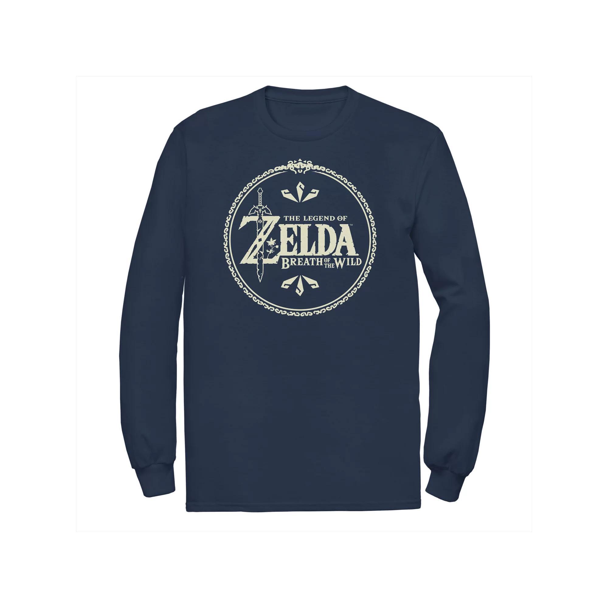Men's Marvel Hulk Retro Triangle Jumping Poster Long Sleeve Graphic Tee, Size: Medium, Black Product Image