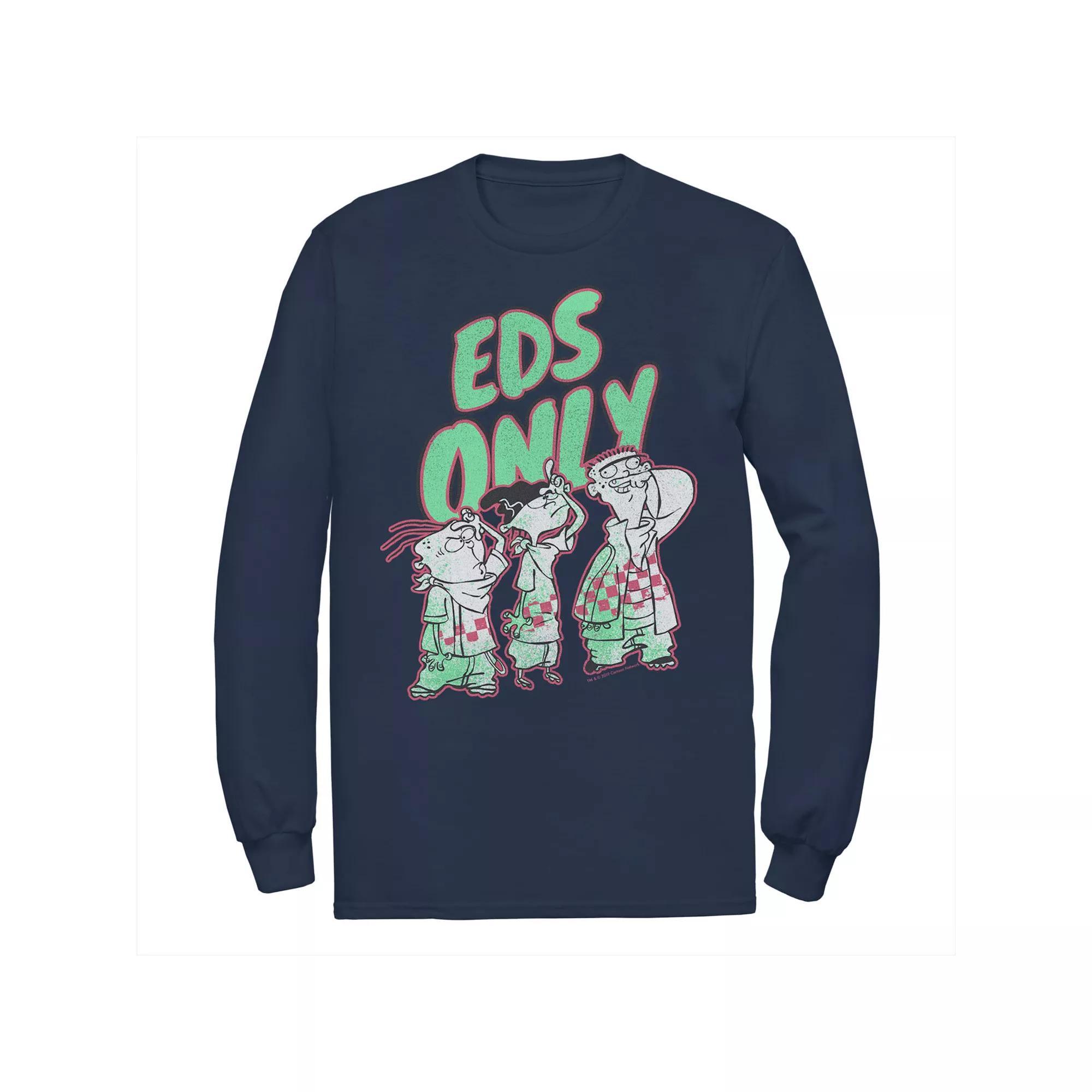 Mens Ed, Edd & Eddy Eds Only Portrait Long Sleeve Tee Product Image