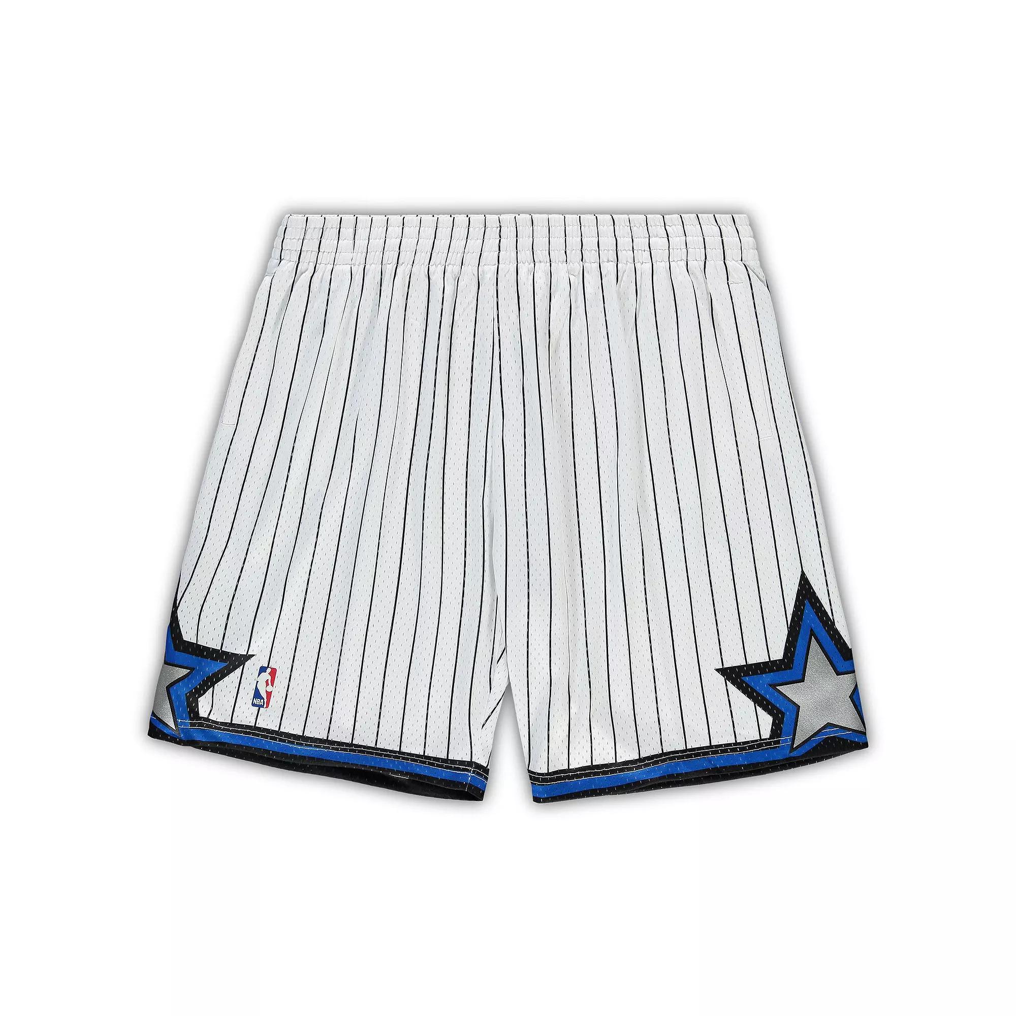 Mens Mitchell & Ness White Orlando Magic Big & Tall Hardwood Classics Team Swingman Shorts Product Image