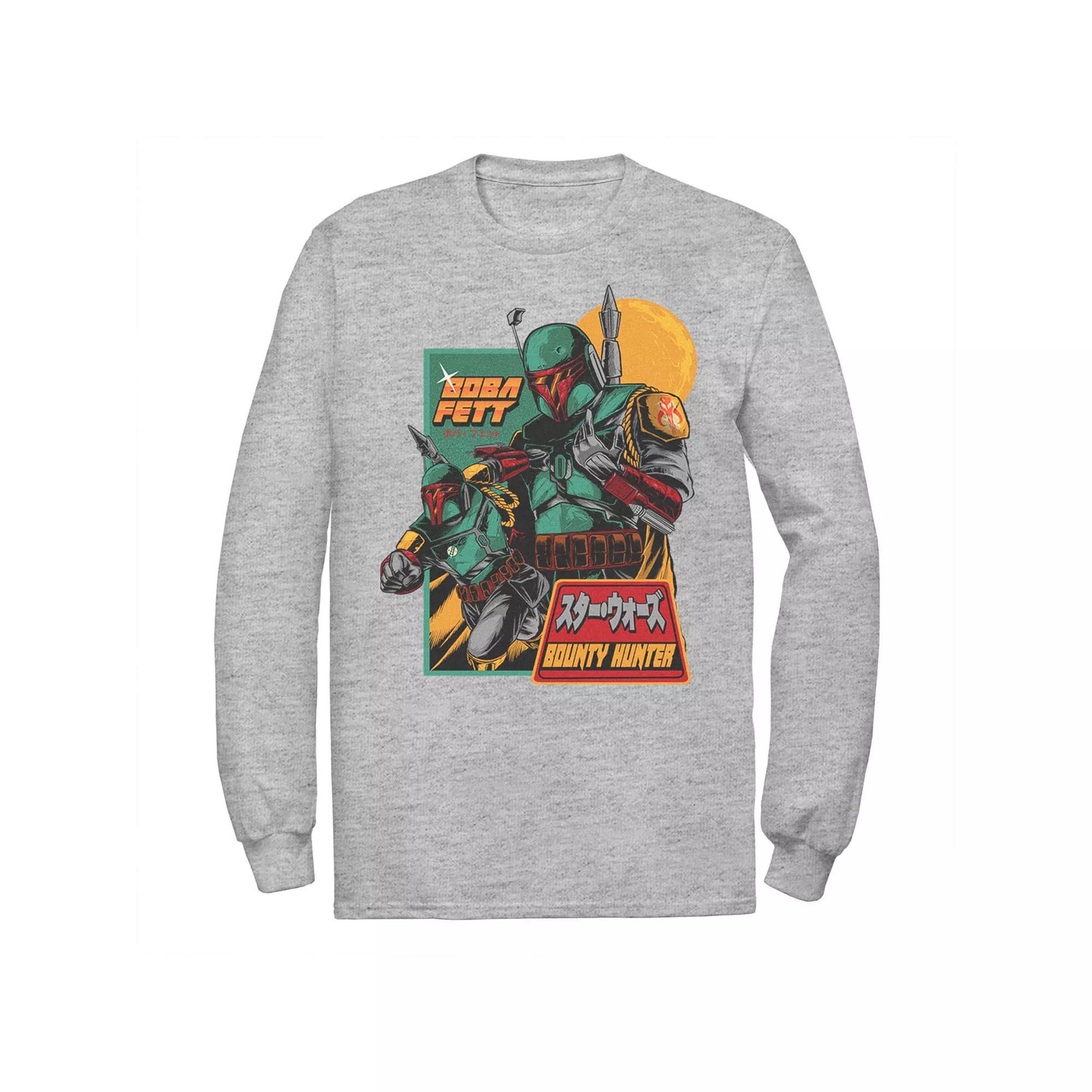 Men's Star Wars Mandalorian Soldier Kanji Tee, Size: Medium, Black Product Image