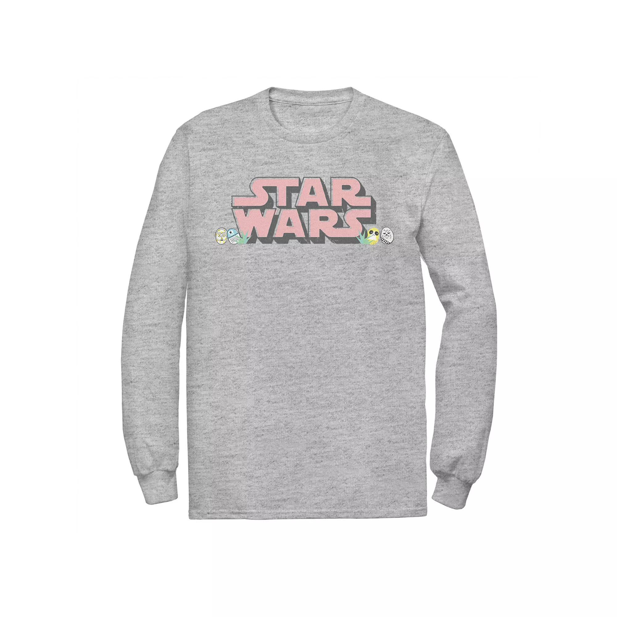 Big & Tall Star Wars Easter Egg Logo Graphic Tee, Men's, Size: Large Tall, Athletic Grey Product Image