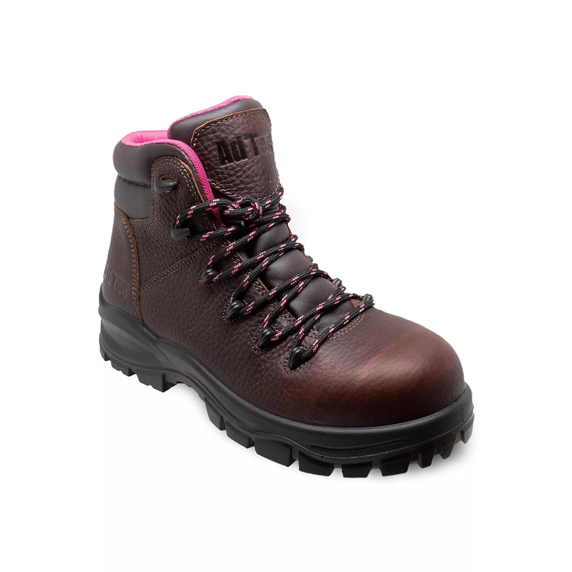 AdTec 8903 Women's Waterproof Composite Toe Work Boots, Size: 6, Brown Product Image