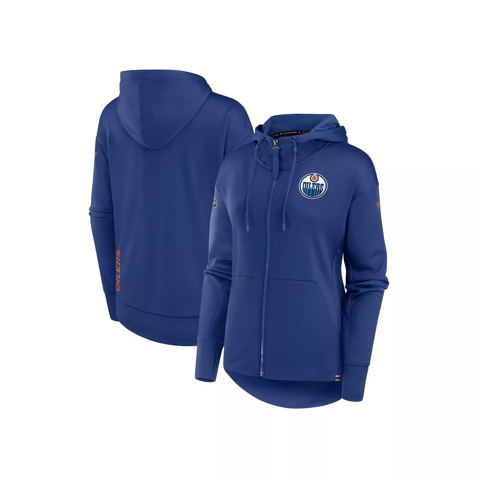 Women's Fanatics Branded  Black Pittsburgh Penguins Authentic Pro Scuba Full-Zip Hoodie, Size: Small Product Image
