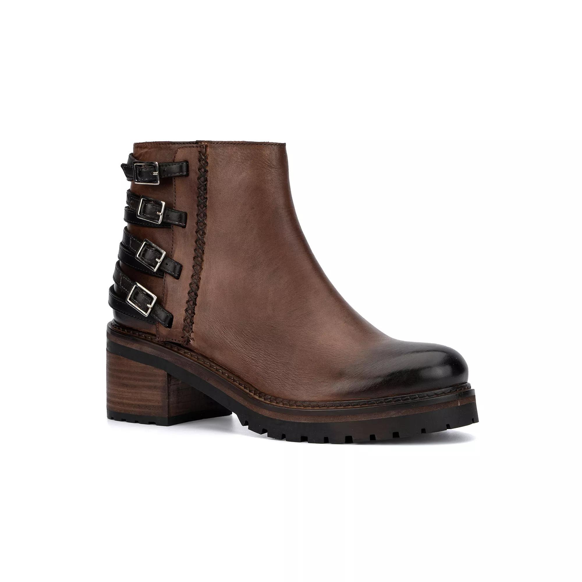 Vintage Foundry Co. Perri Womens Leather Ankle Boots Product Image