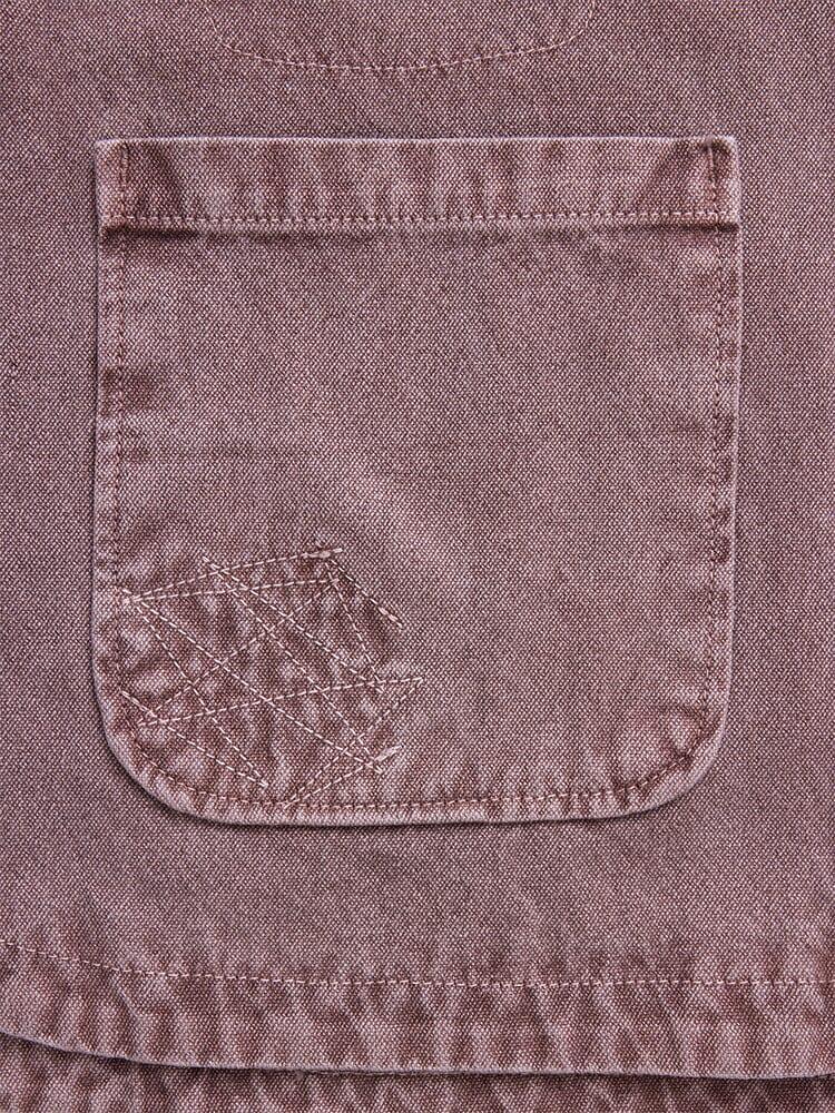 WOMEN'S CANVAS CHORE COAT - CLASSIC BUTTON-DOWN - DUSTY PURPLE / M Product Image