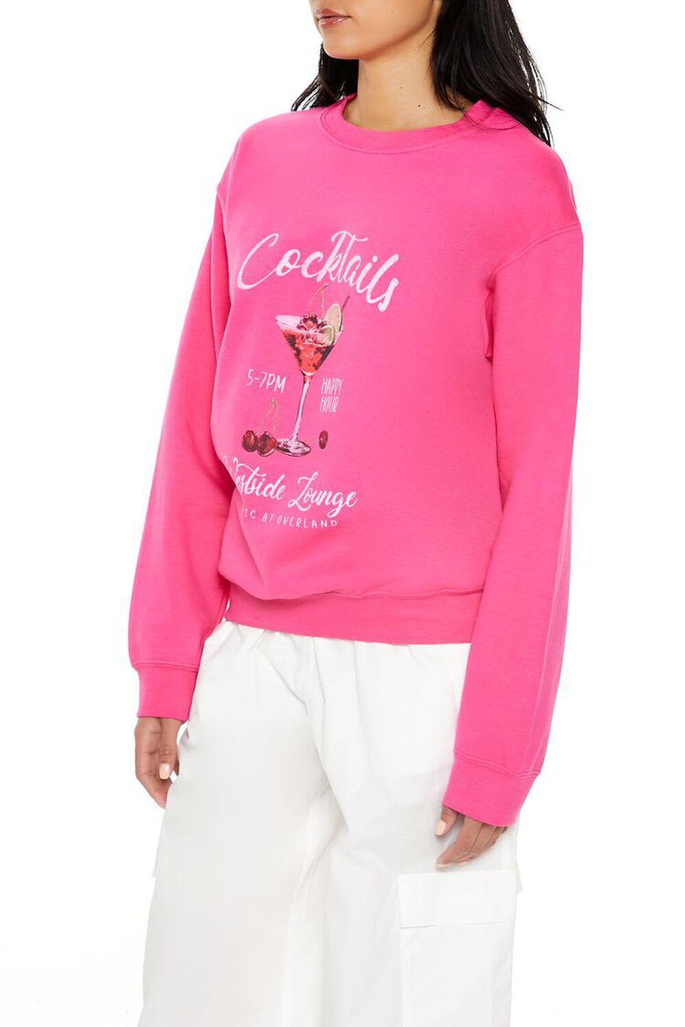 Cocktails Fleece Pullover | Forever 21 Product Image