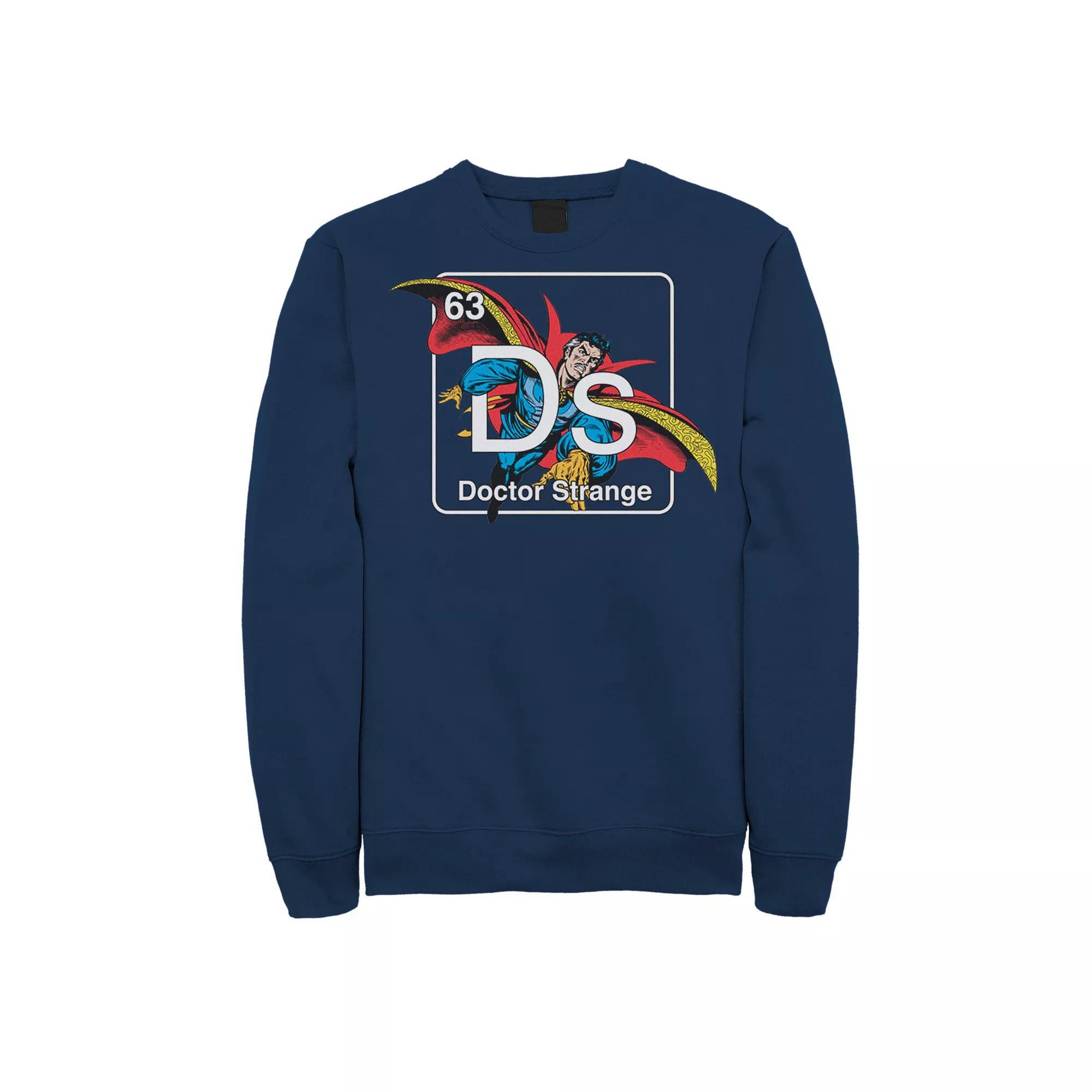Men's Marvel Avengers Doctor Strange Element Sweatshirt, Size: 3XL, Blue Product Image